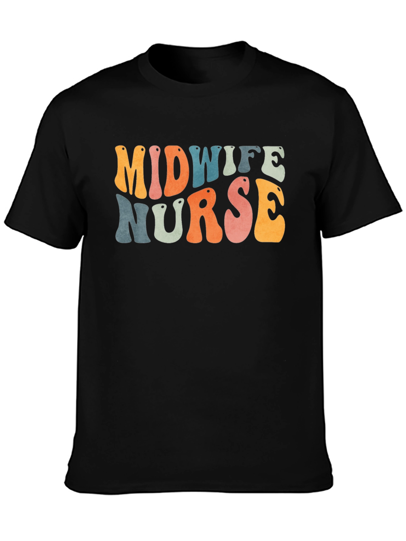 Midwife Nurse Retro Graphic Tee
