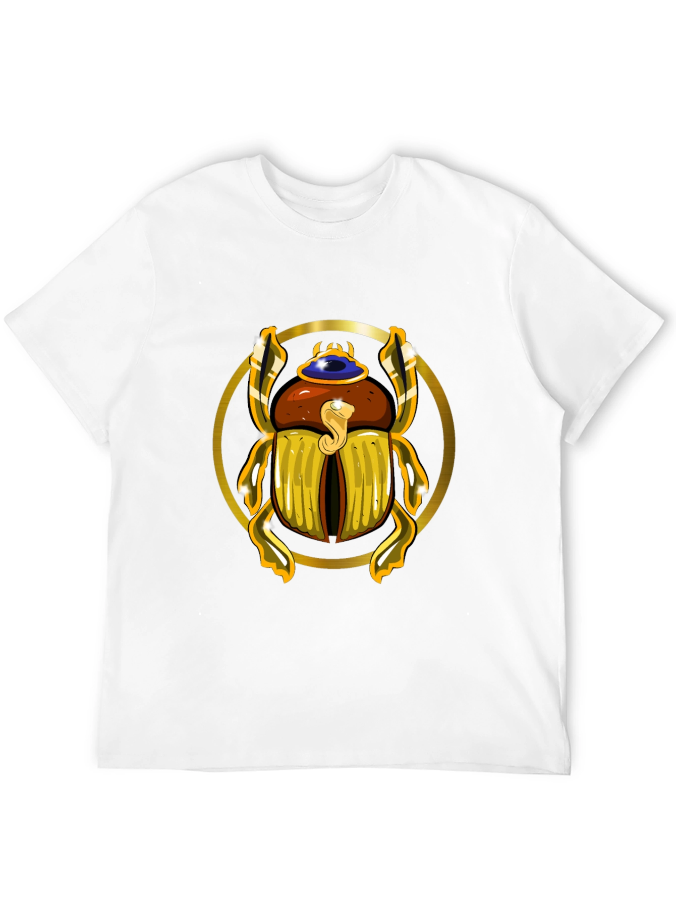 Egyptian Scarab Beetle T-Shirt - Unique Graphic Tee