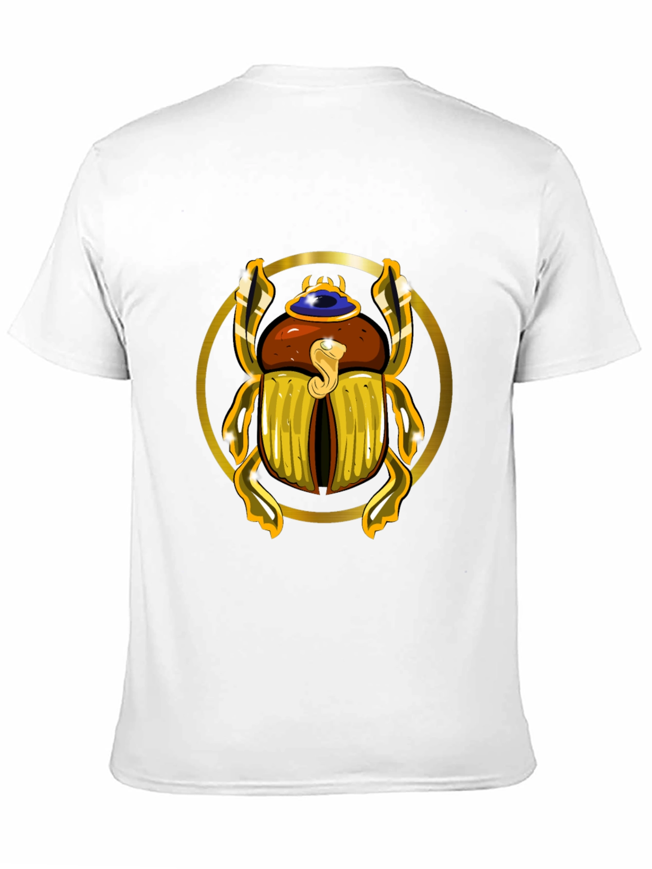 Egyptian Scarab Beetle T-Shirt - Unique Graphic Tee