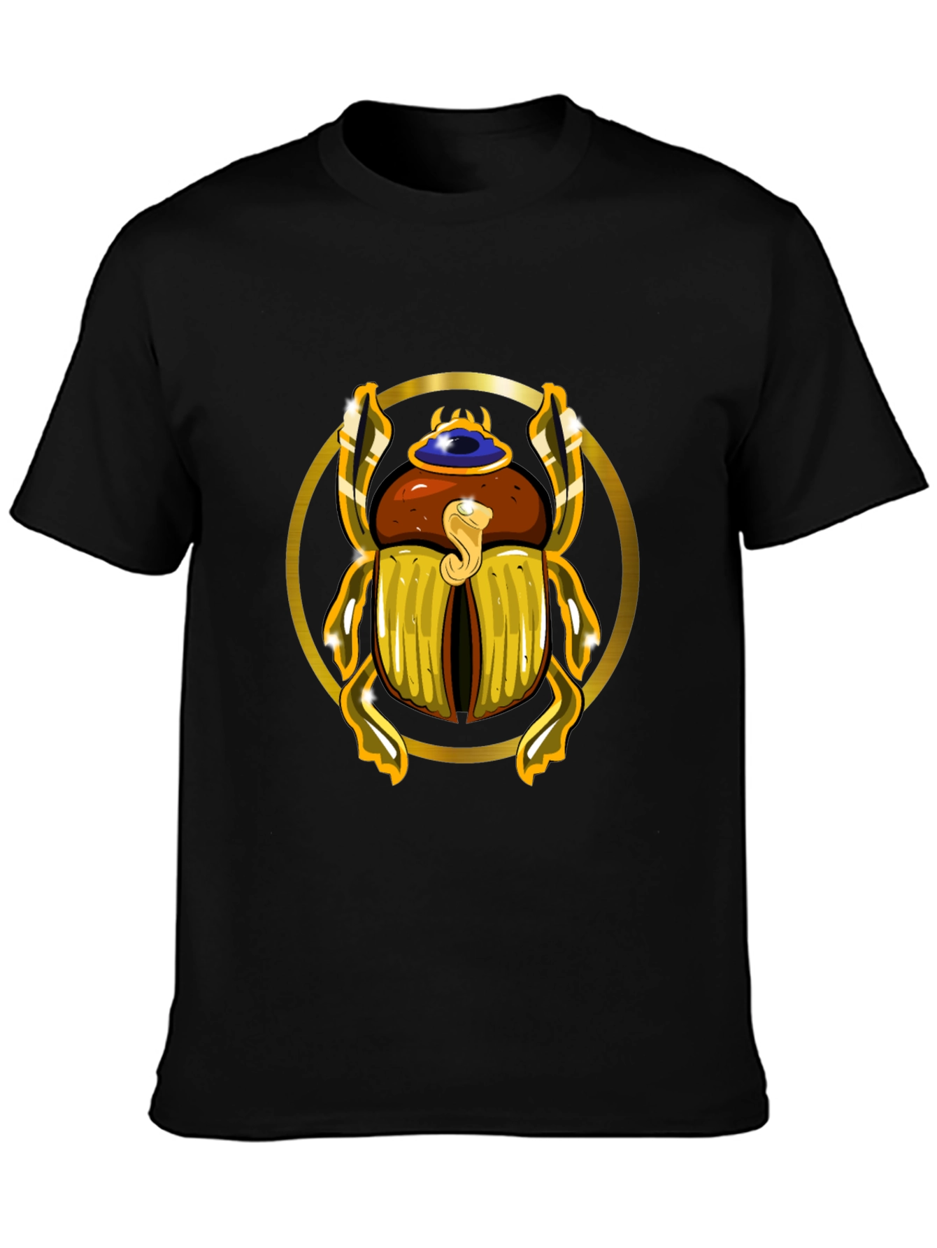 Egyptian Scarab Beetle T-Shirt - Unique Graphic Tee