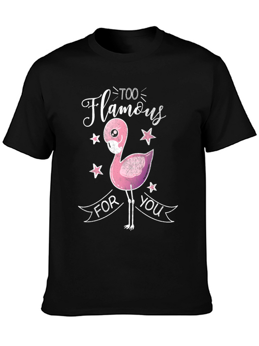 Too Flamous Flamingo Graphic T-Shirt