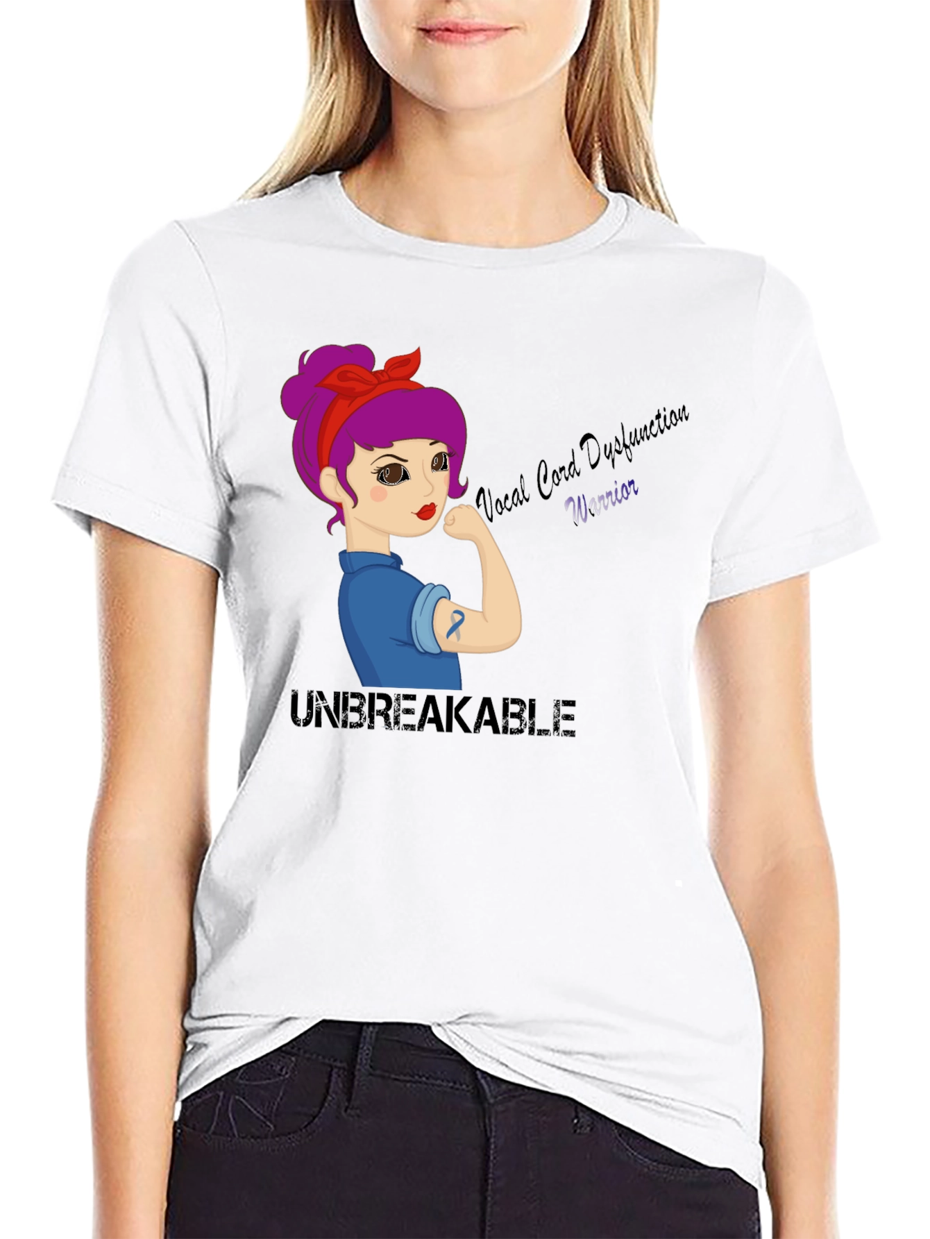 Vocal Cord Dysfunction Warrior T-Shirt