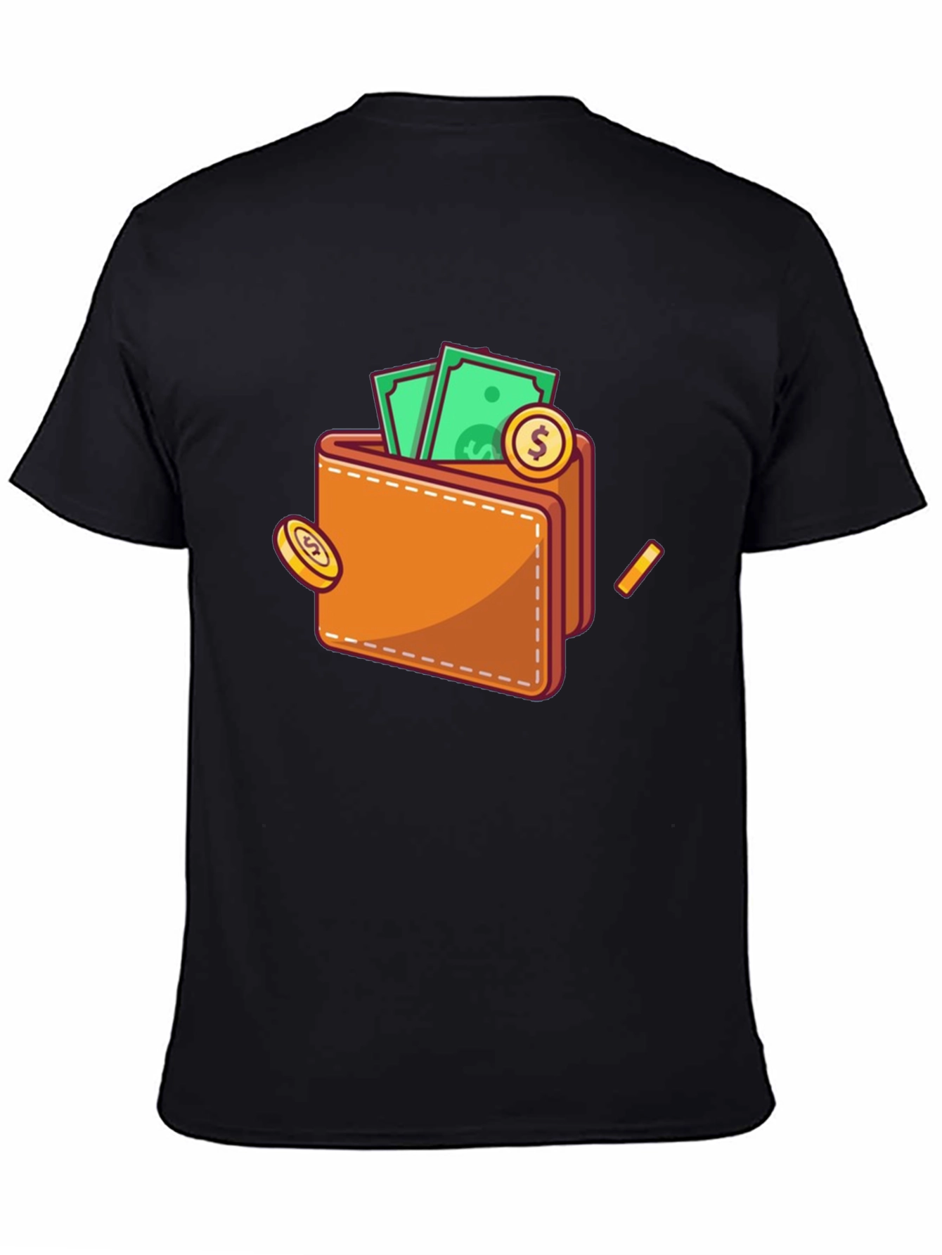 Wallet Graphic T-Shirt - Get Rich Quick