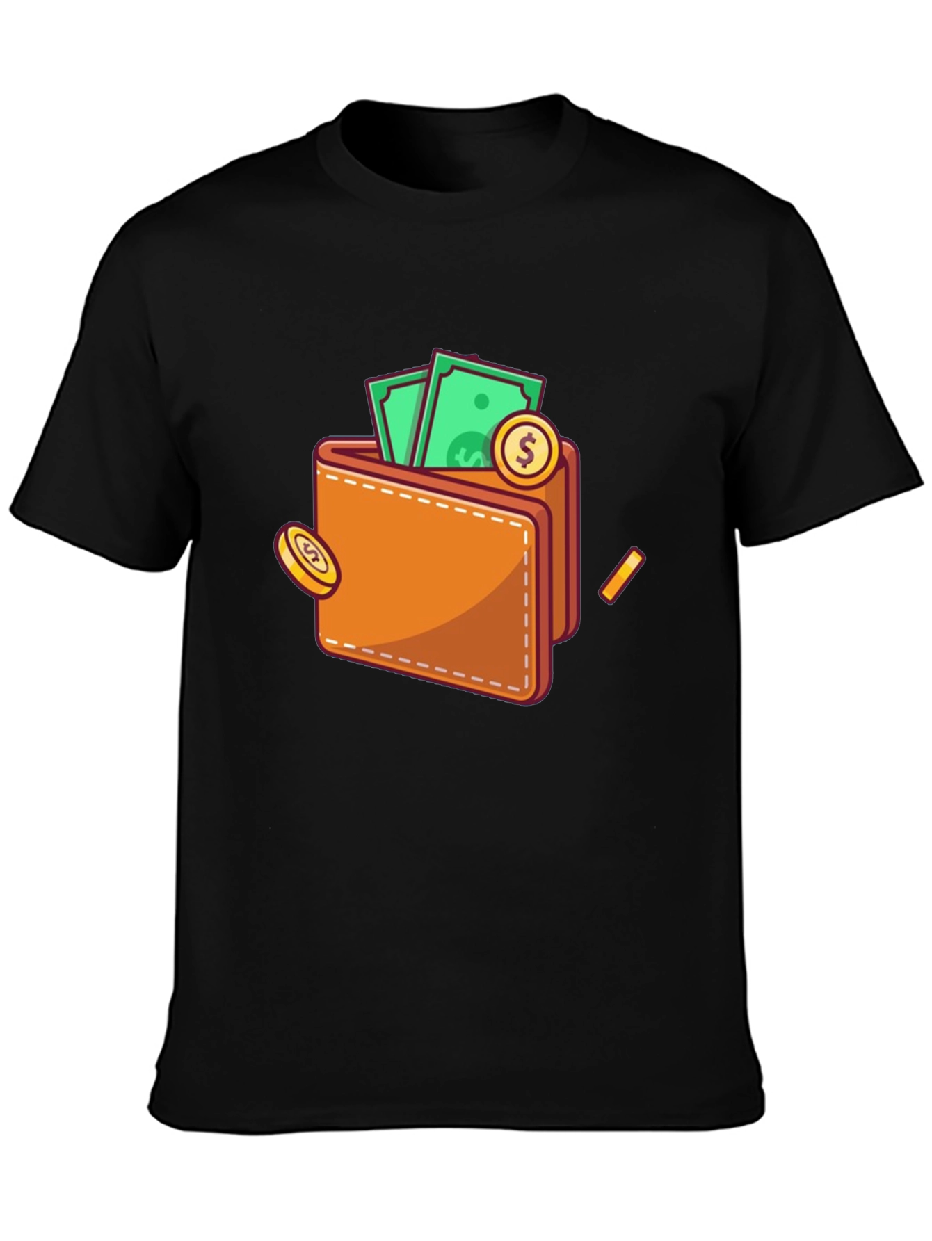 Wallet Graphic T-Shirt - Get Rich Quick