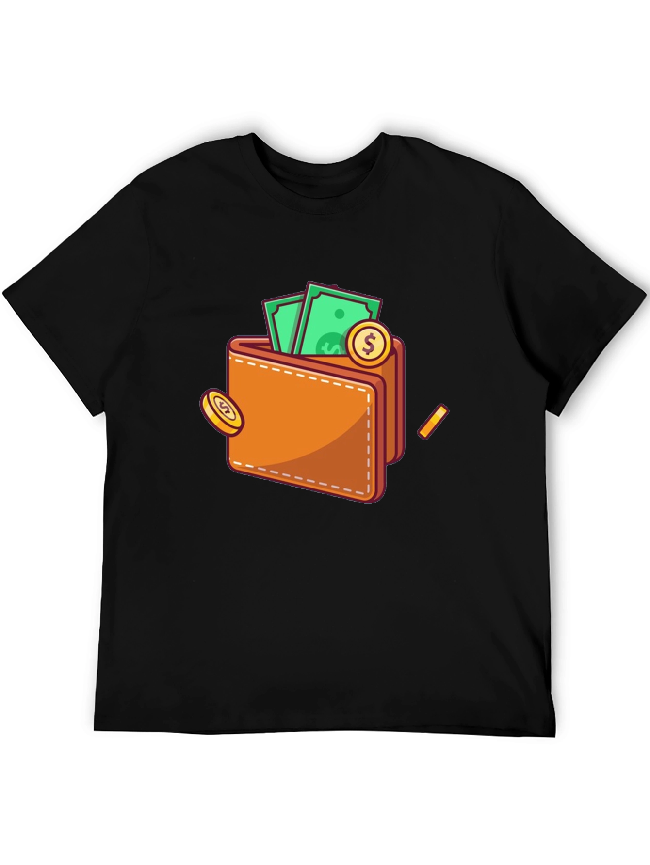 Wallet Graphic T-Shirt - Get Rich Quick