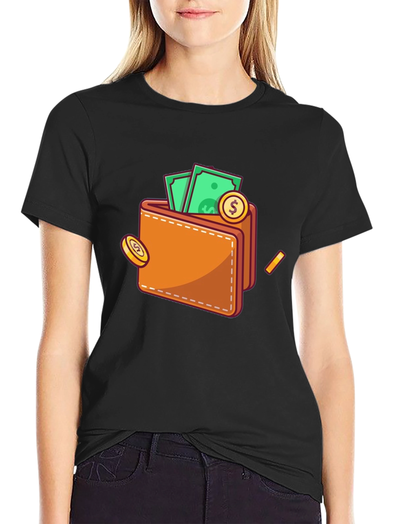 Wallet Graphic T-Shirt - Get Rich Quick