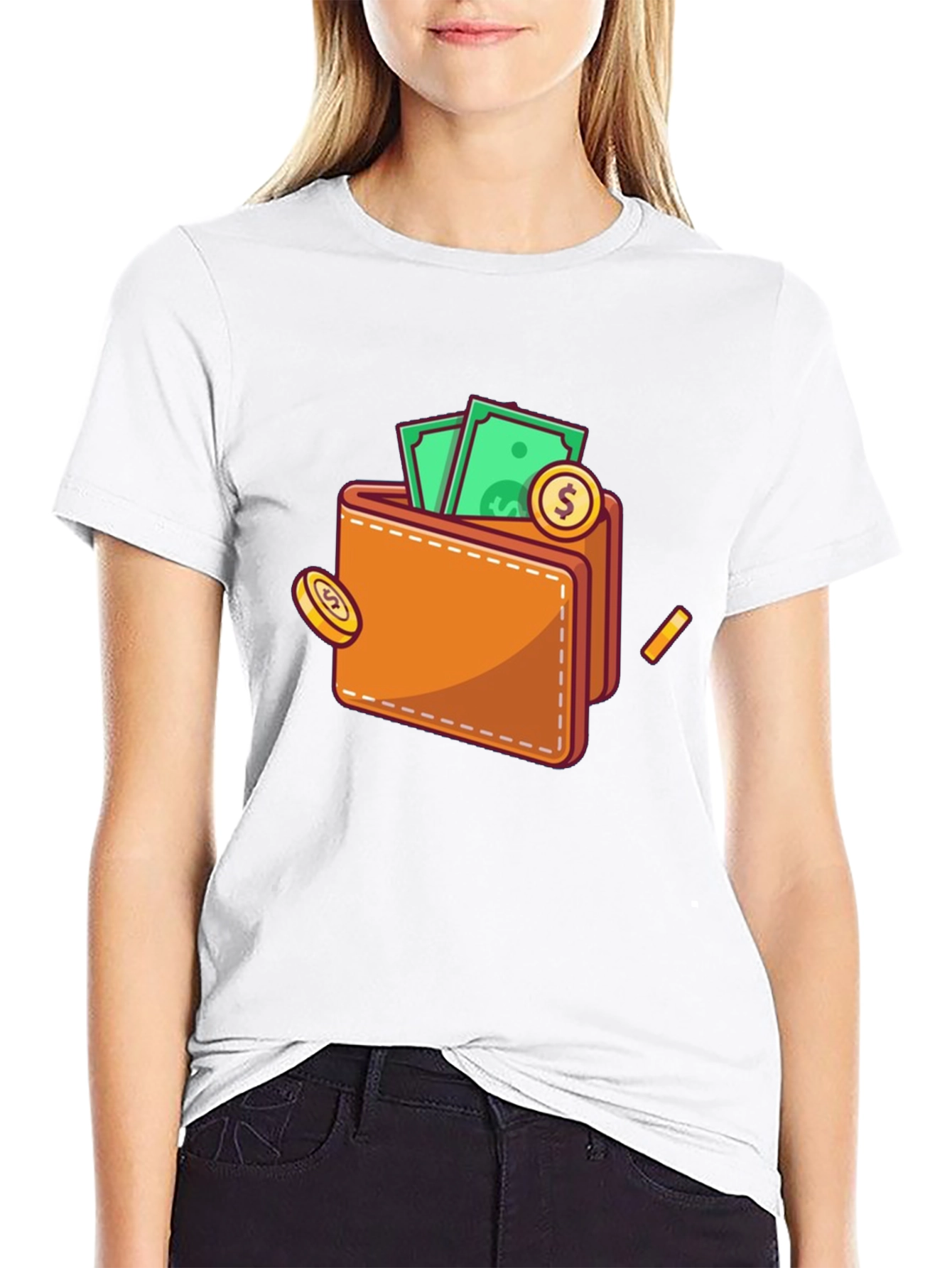 Wallet Graphic T-Shirt - Get Rich Quick