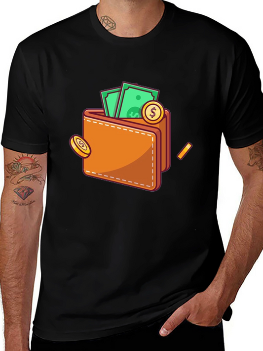 Wallet Graphic T-Shirt - Get Rich Quick