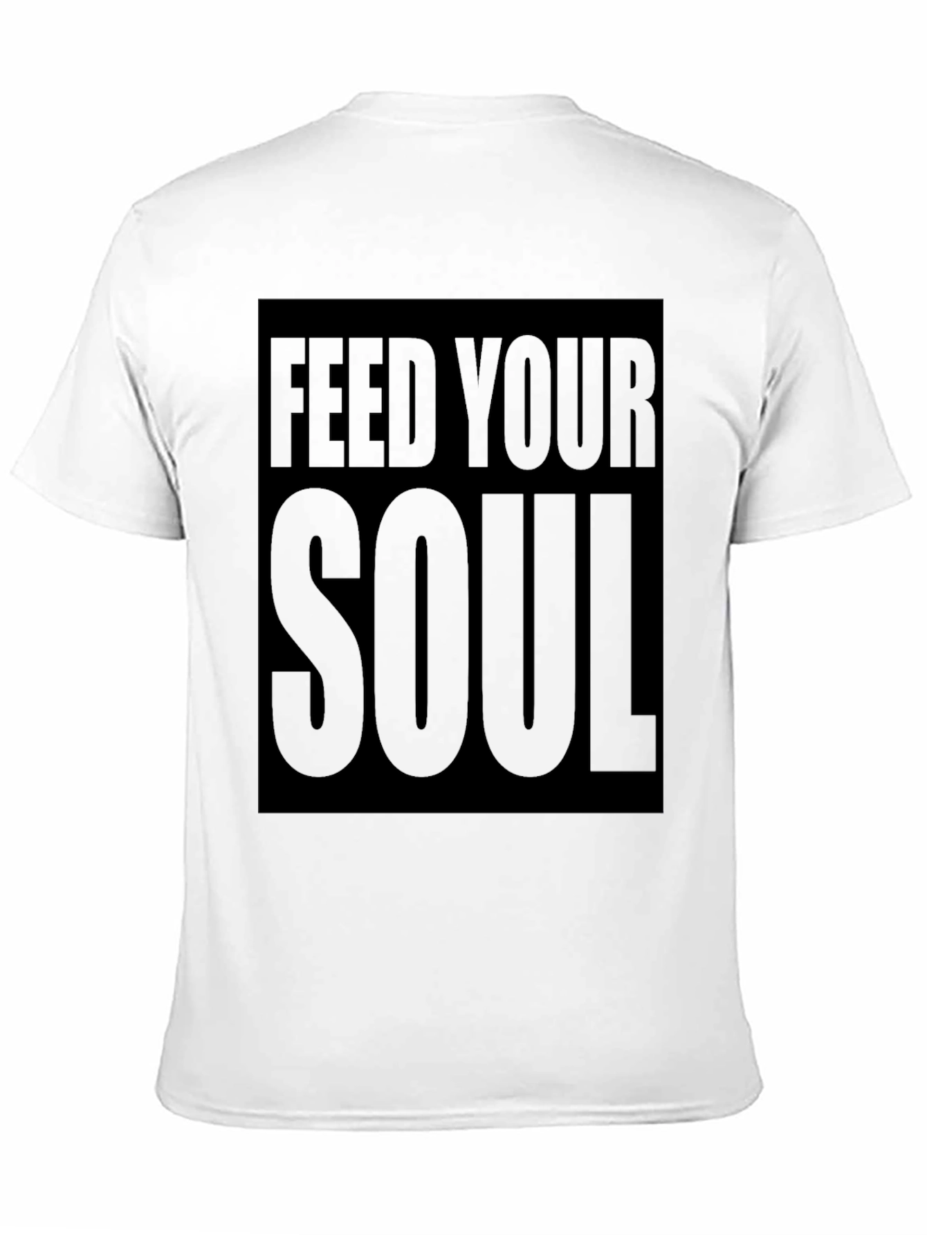 Feed Your Soul Graphic Tee - Stylish Black T-Shirt