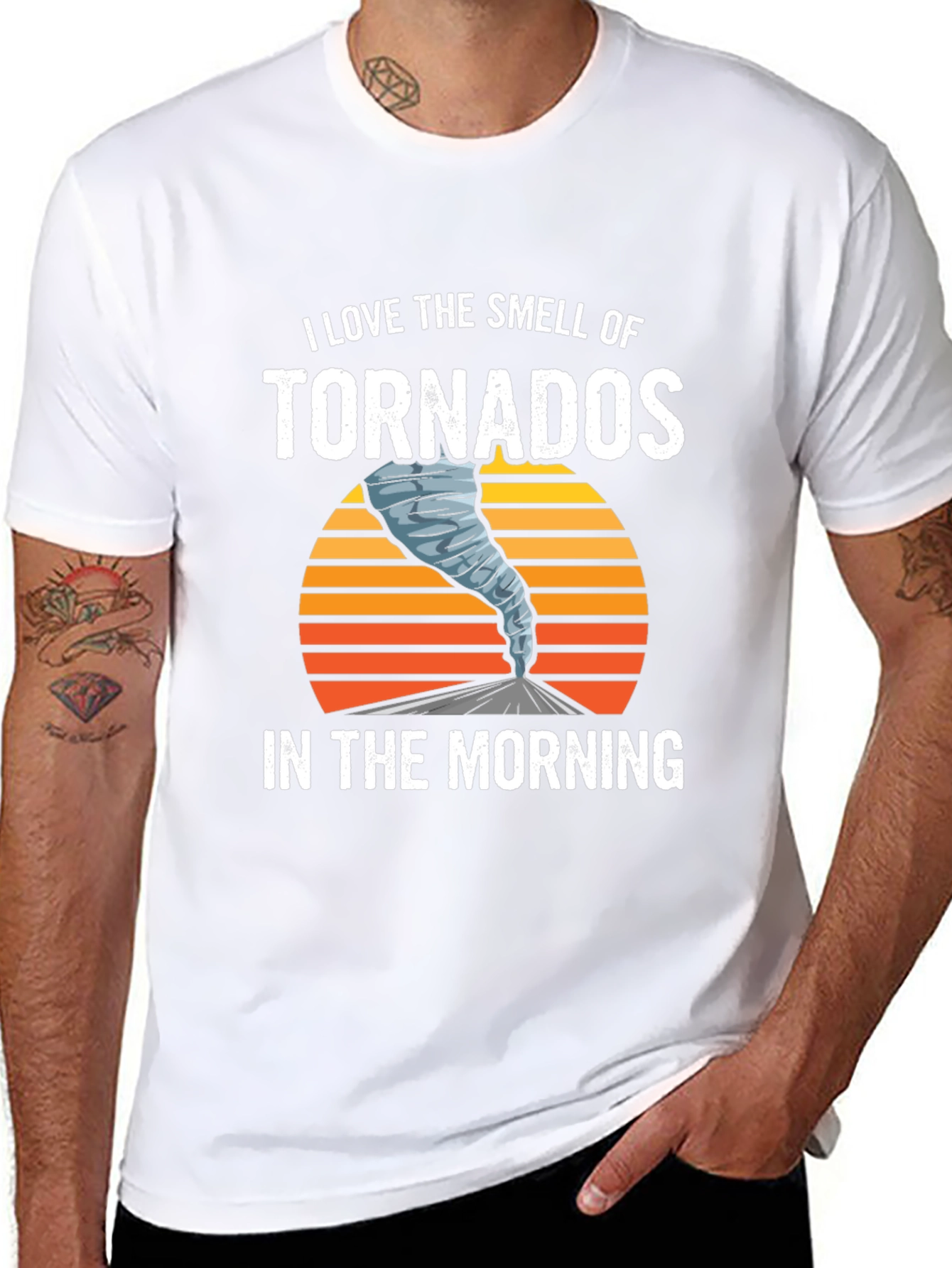 I Love The Smell of Tornadoes Graphic Tee
