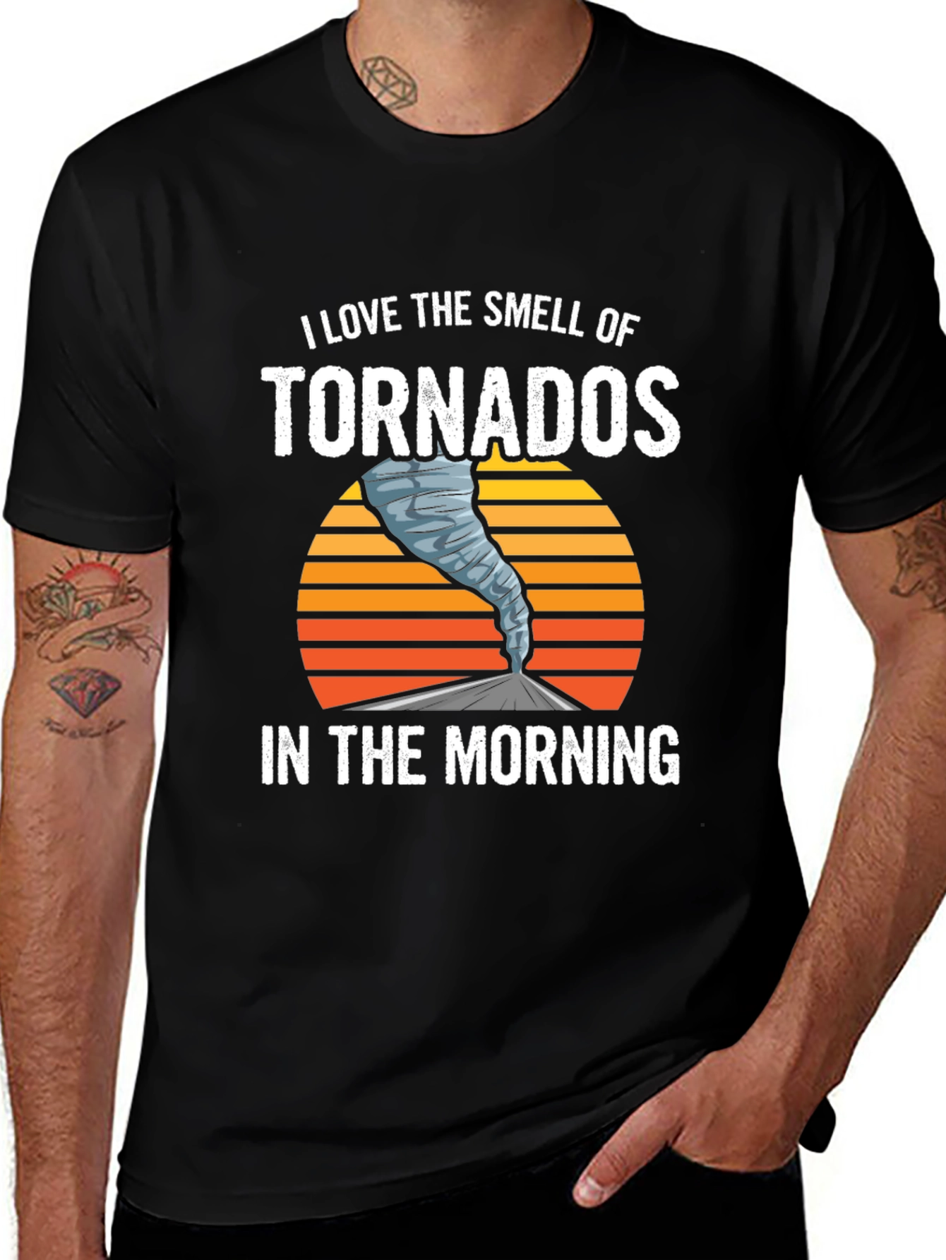 I Love The Smell of Tornadoes Graphic Tee
