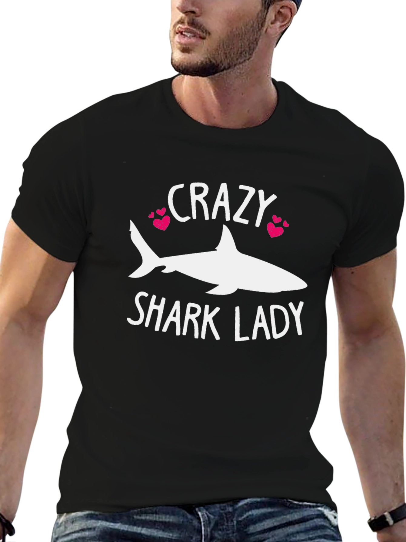 Crazy Shark Lady T-Shirt