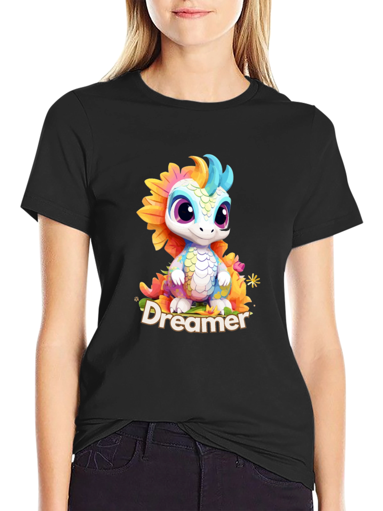 Dreamer Dragon Graphic T-Shirt