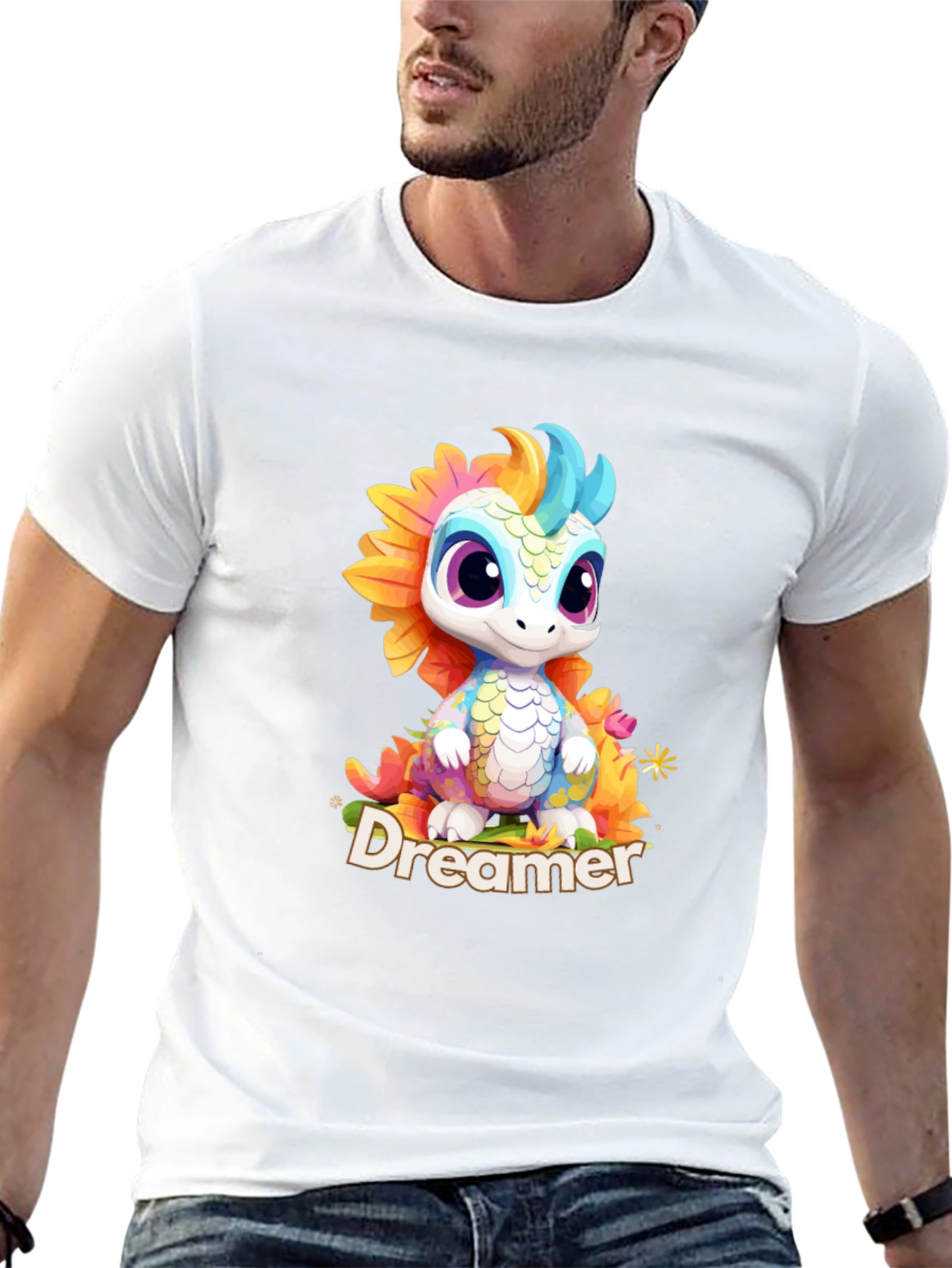 Dreamer Dragon Graphic T-Shirt