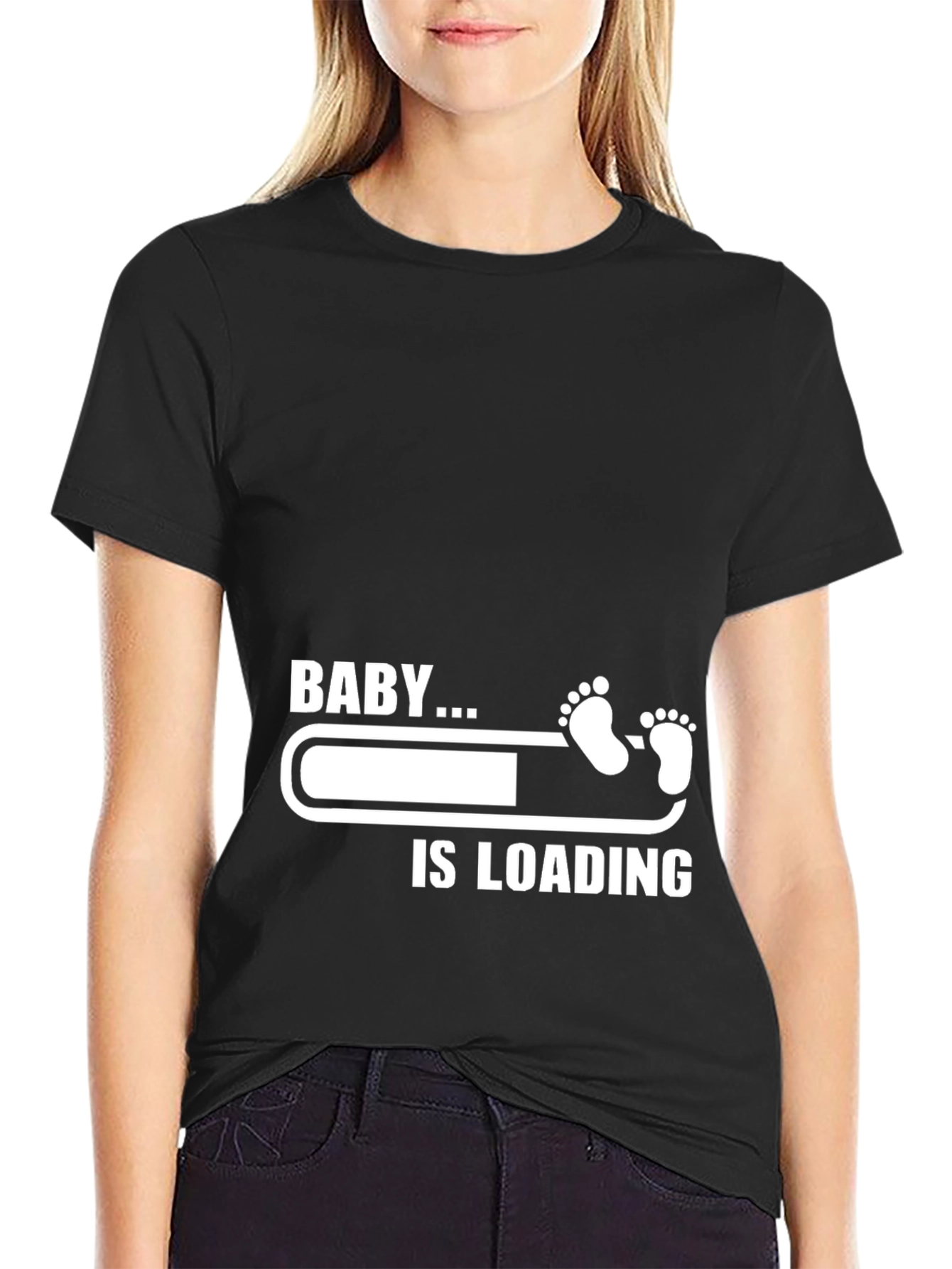 Baby is Loading Funny Pregnancy T-Shirt
