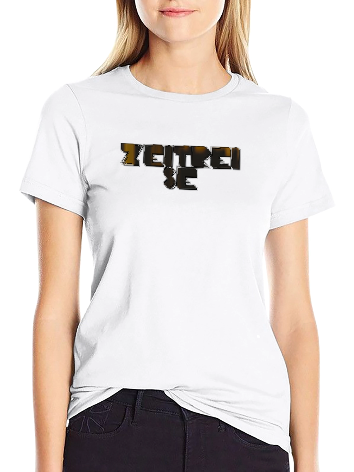 Zeitreiße Black Graphic Tee