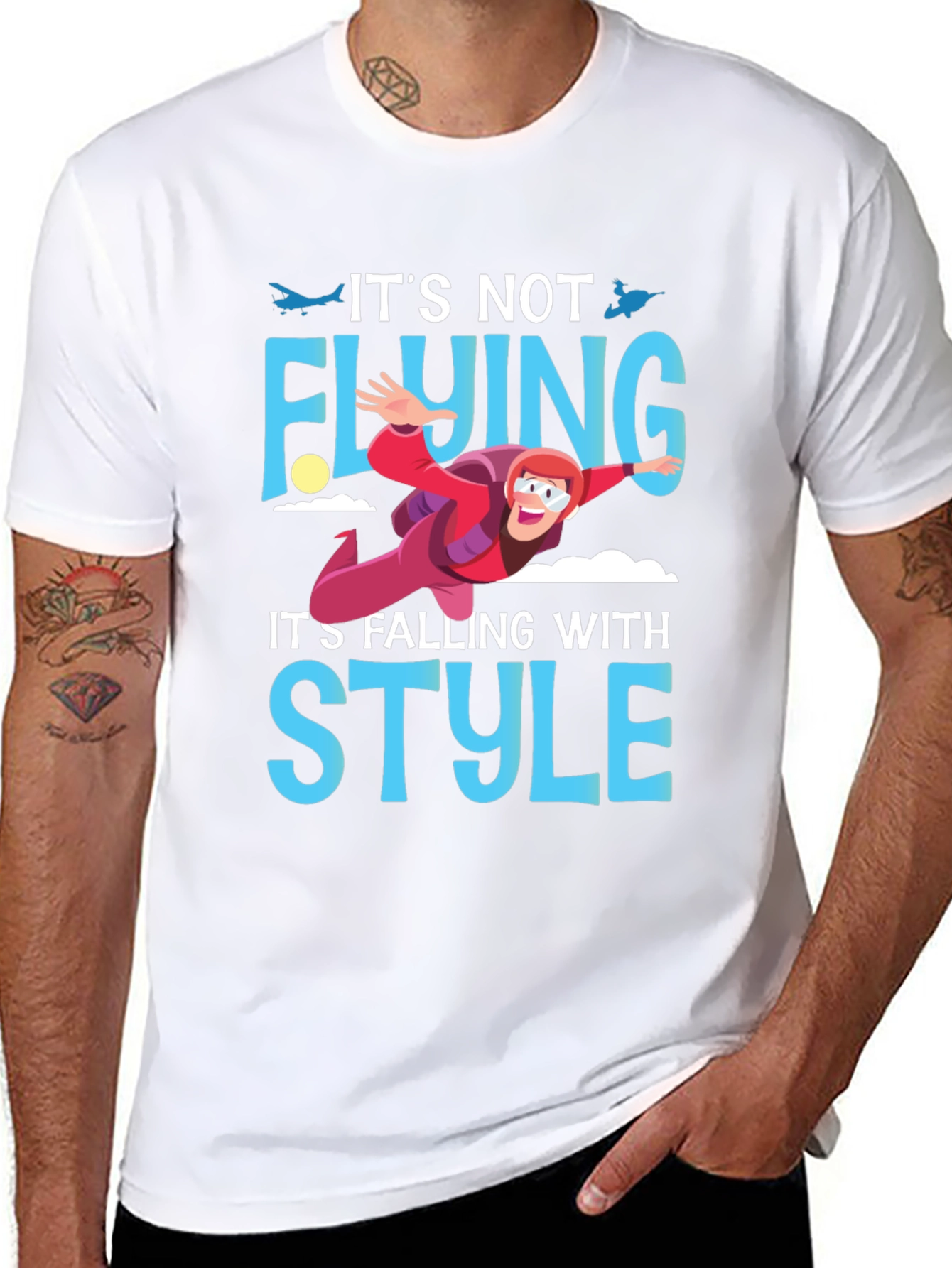 Falling With Style Graphic T-Shirt