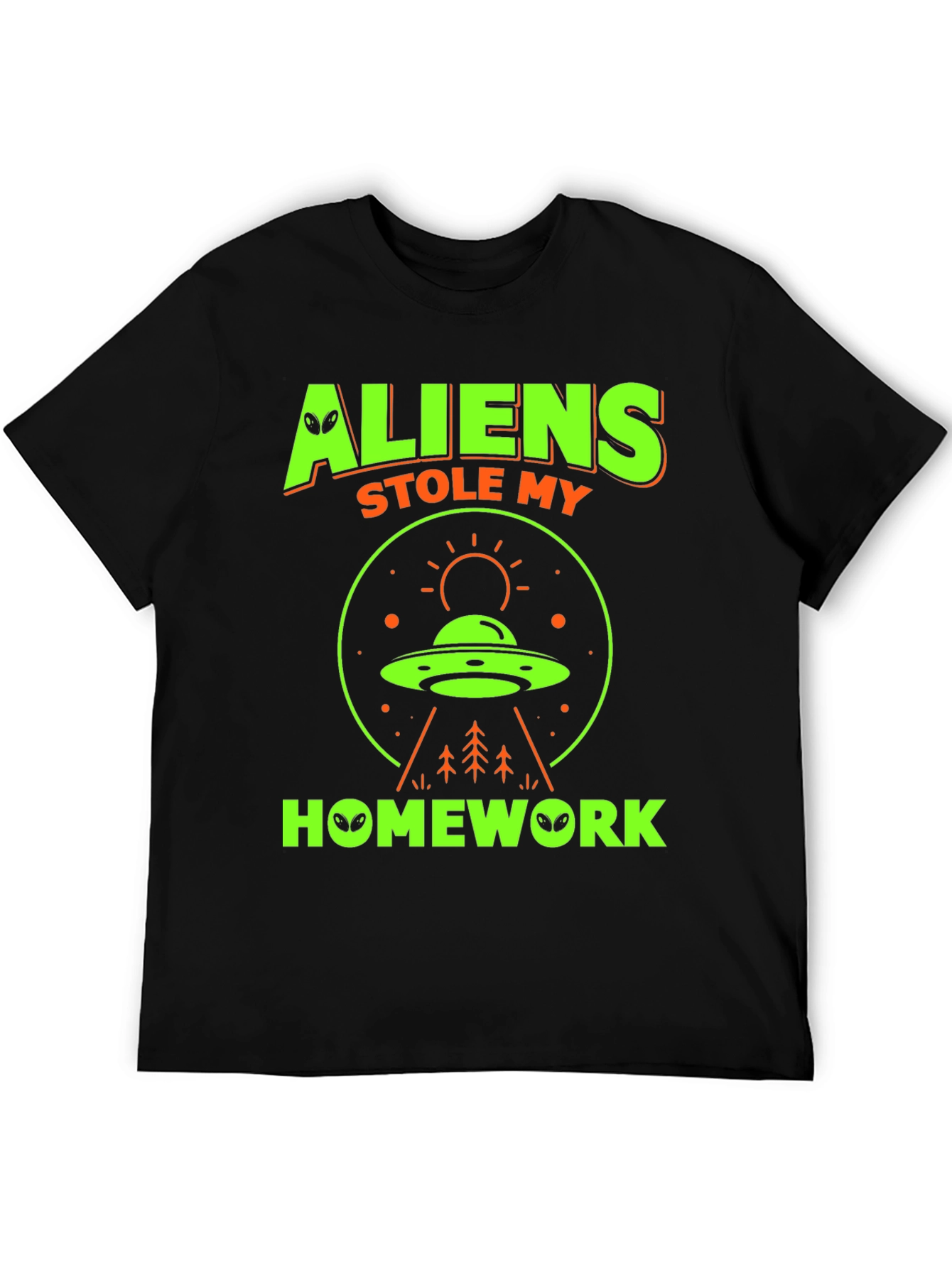 Aliens Stole My Homework Graphic Tee