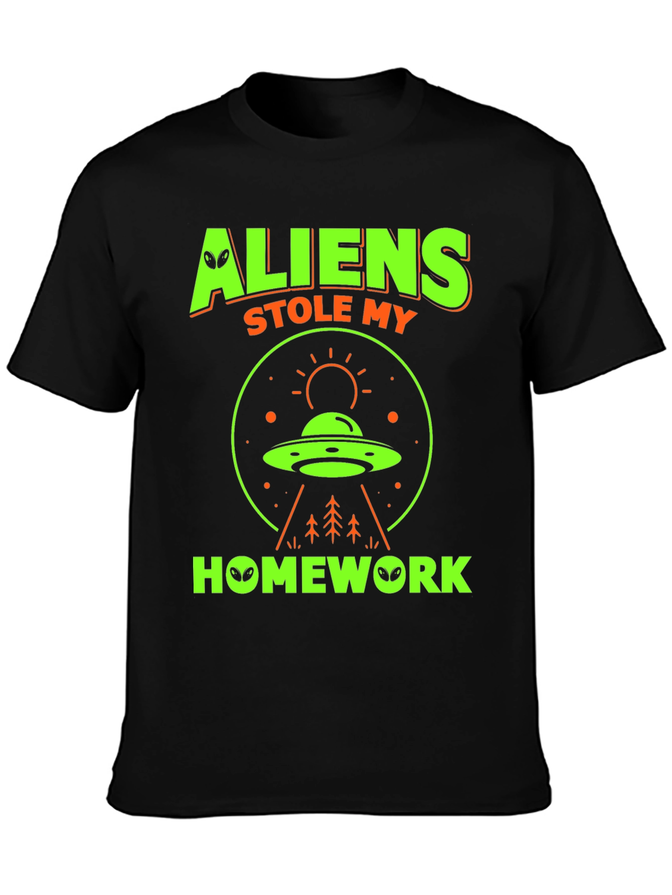 Aliens Stole My Homework Graphic Tee