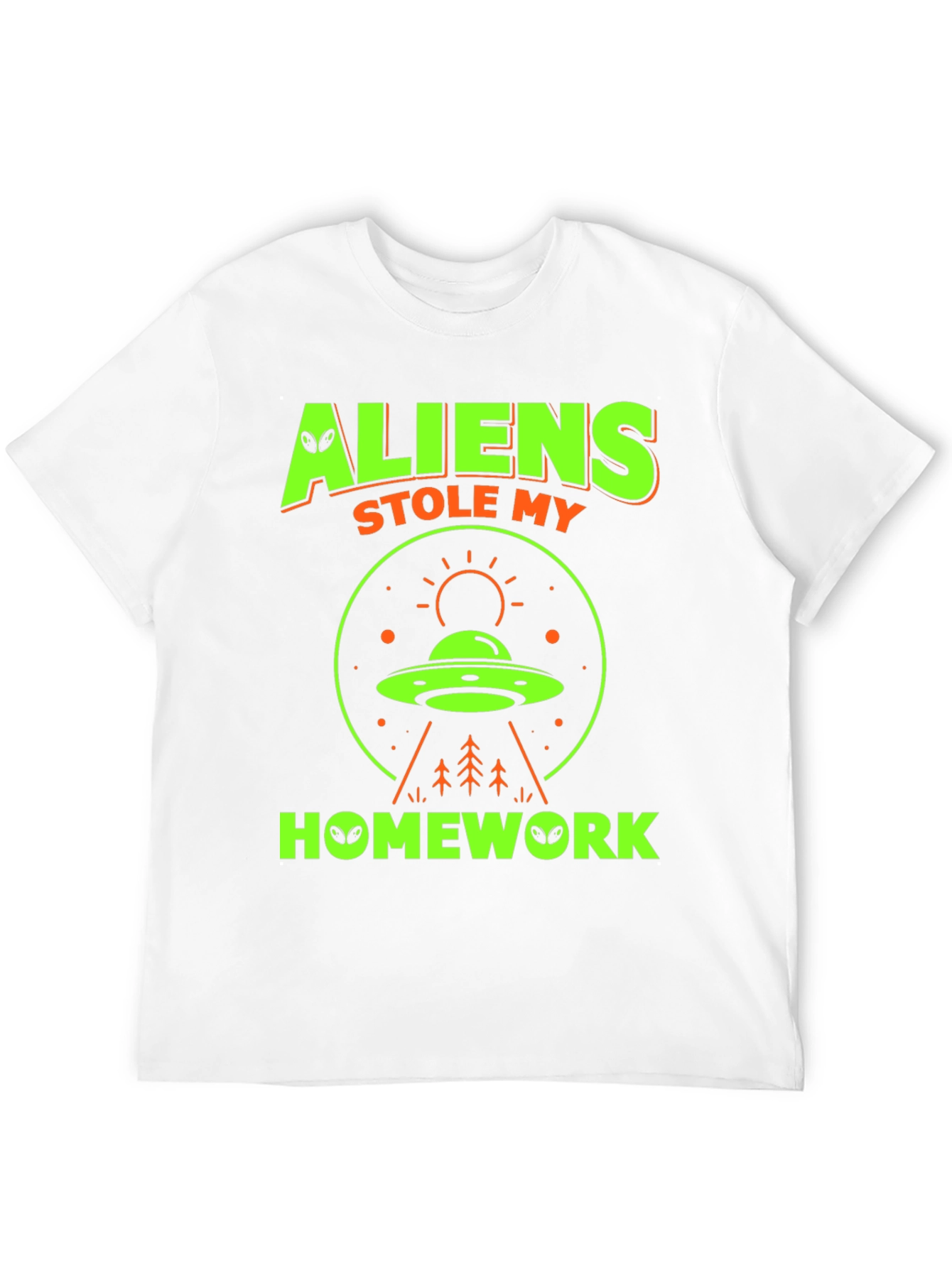 Aliens Stole My Homework Graphic Tee