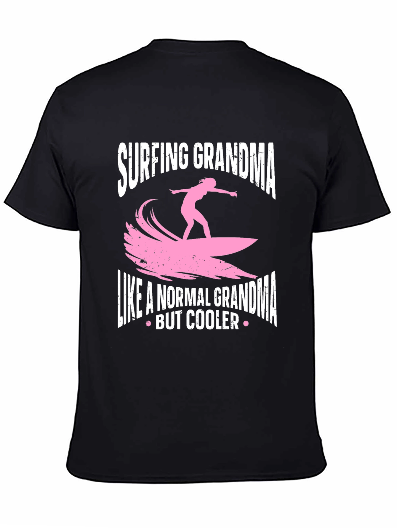 Surfing Grandma T-Shirt - Cool Grandma Tee