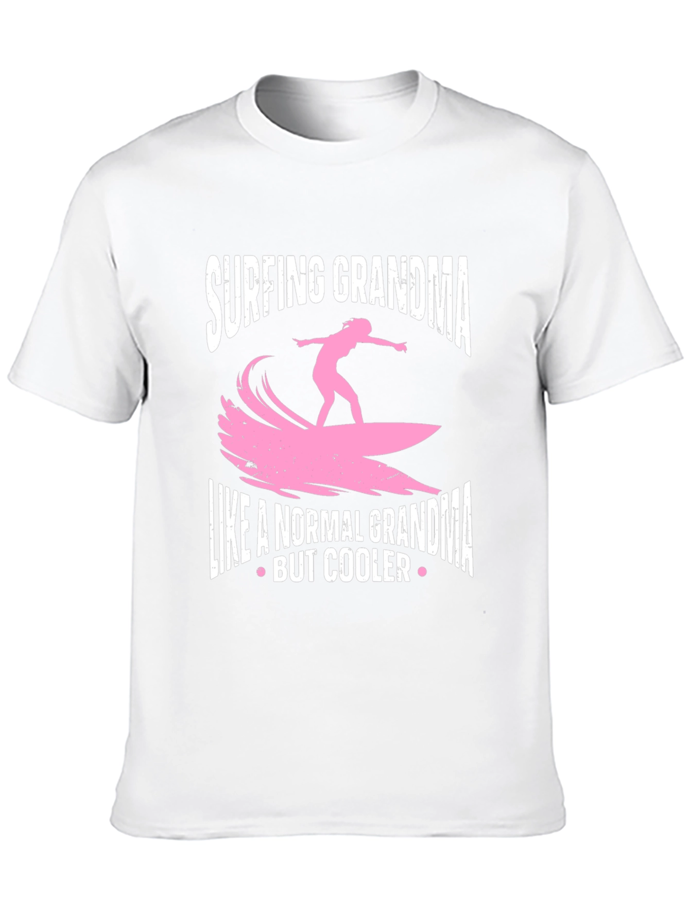 Surfing Grandma T-Shirt - Cool Grandma Tee