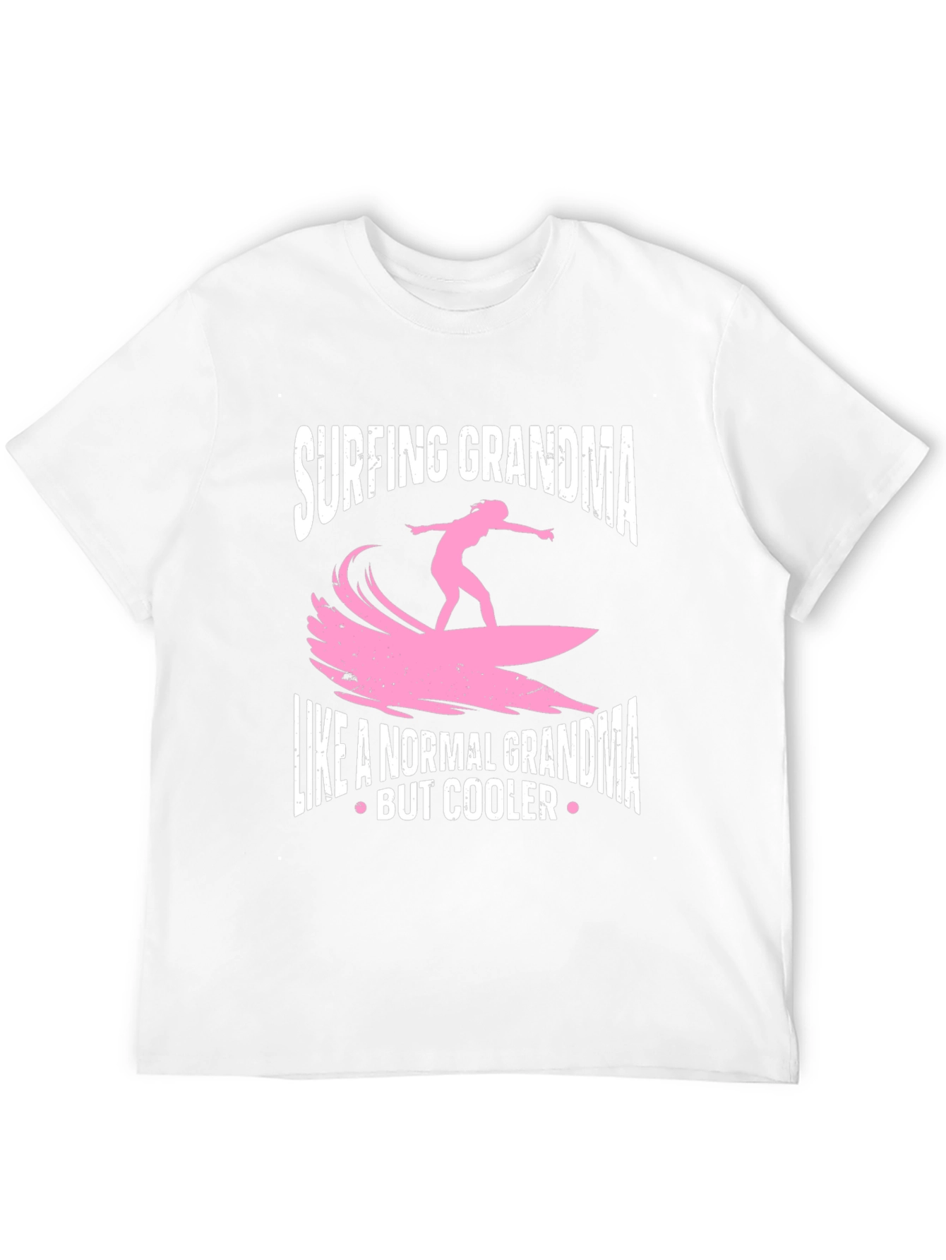 Surfing Grandma T-Shirt - Cool Grandma Tee