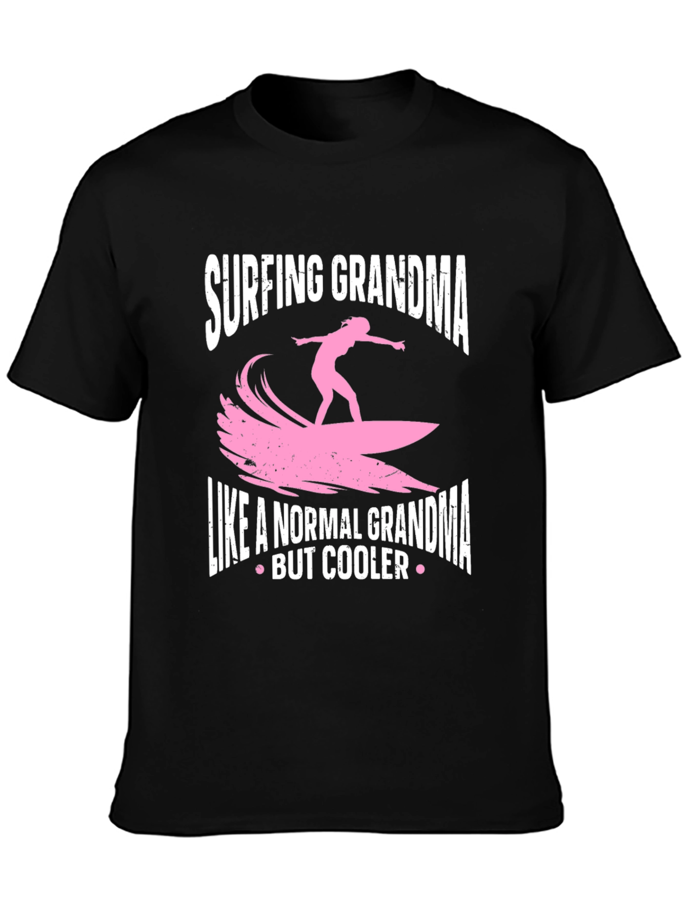 Surfing Grandma T-Shirt - Cool Grandma Tee