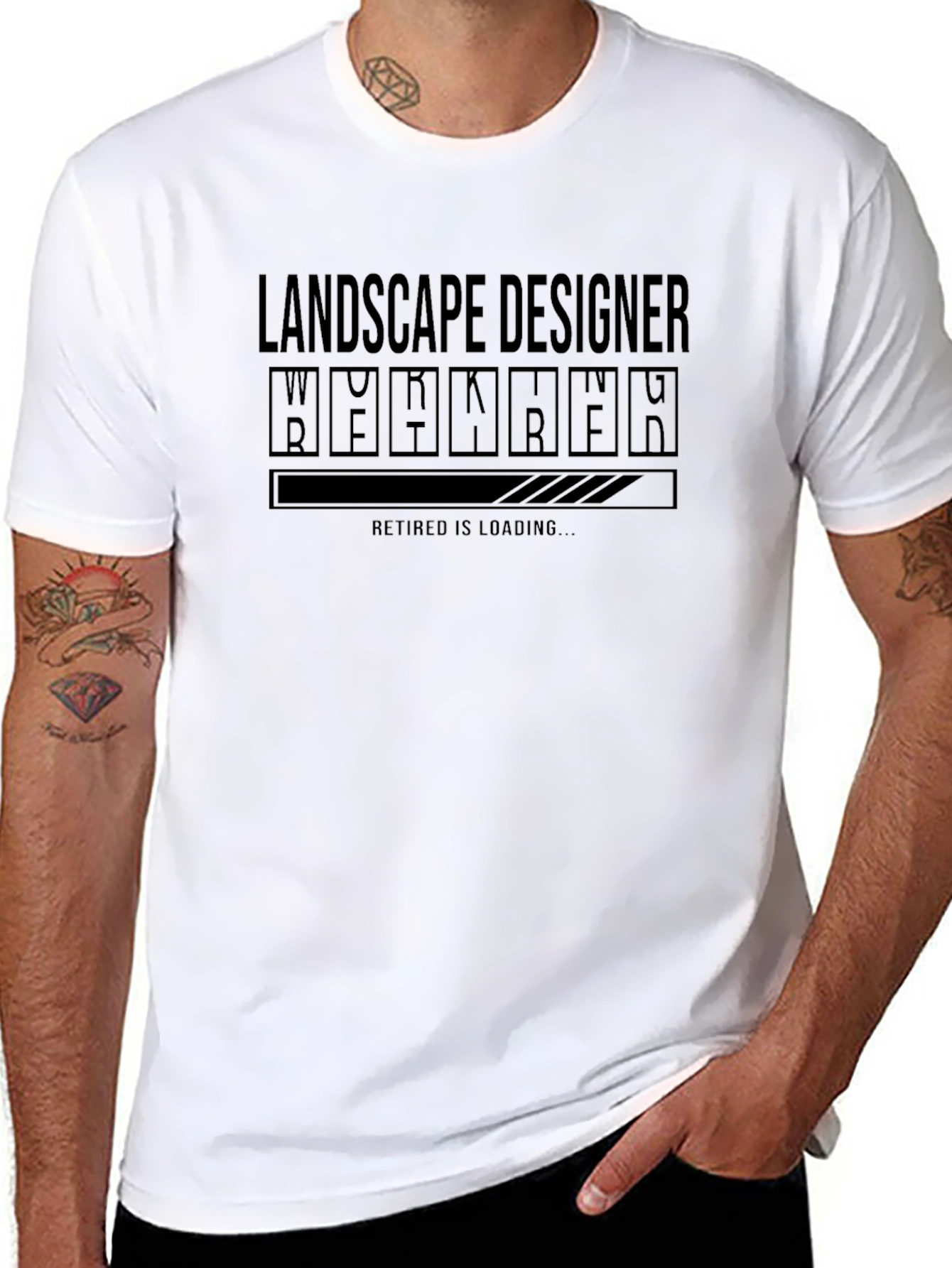 Landscape Designer Retirement Loading T-Shirt