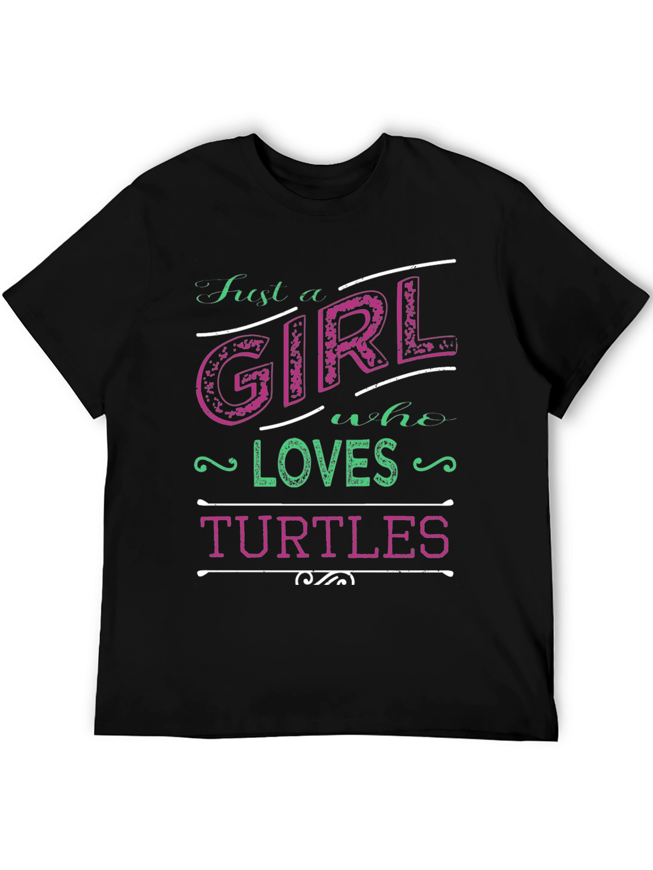 Just a Girl Who Loves Turtles T-Shirt