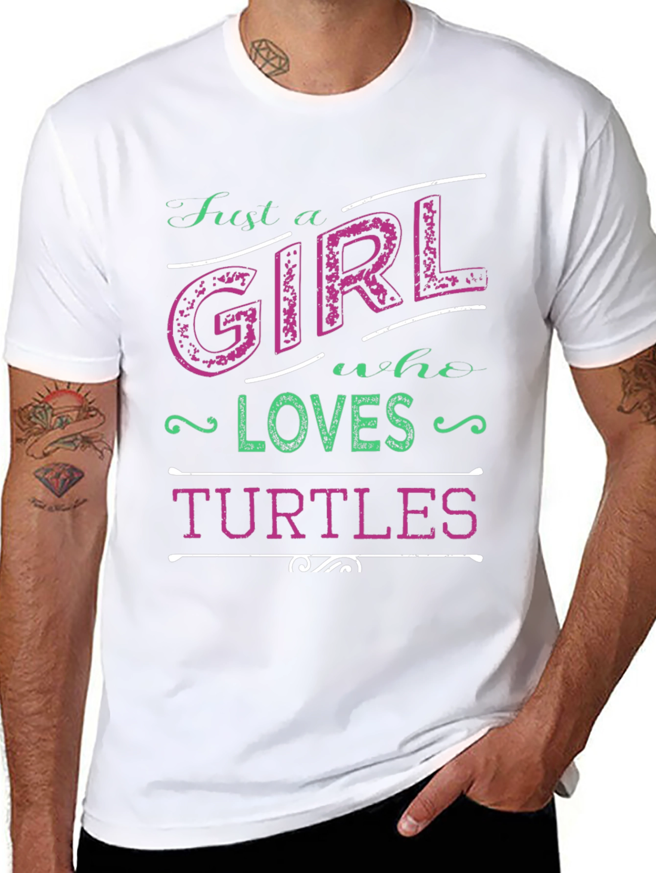 Just a Girl Who Loves Turtles T-Shirt