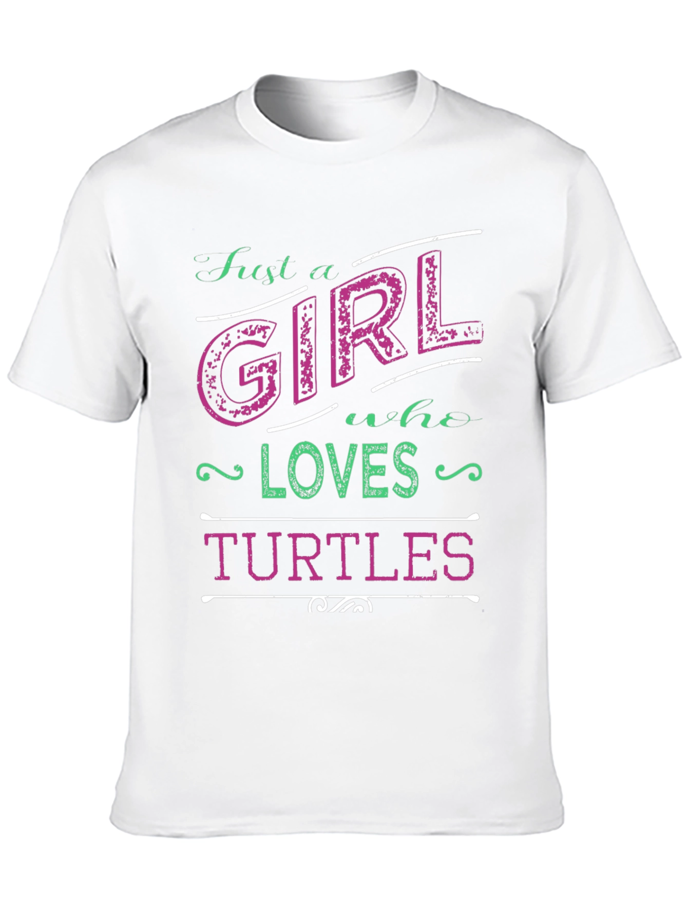 Just a Girl Who Loves Turtles T-Shirt