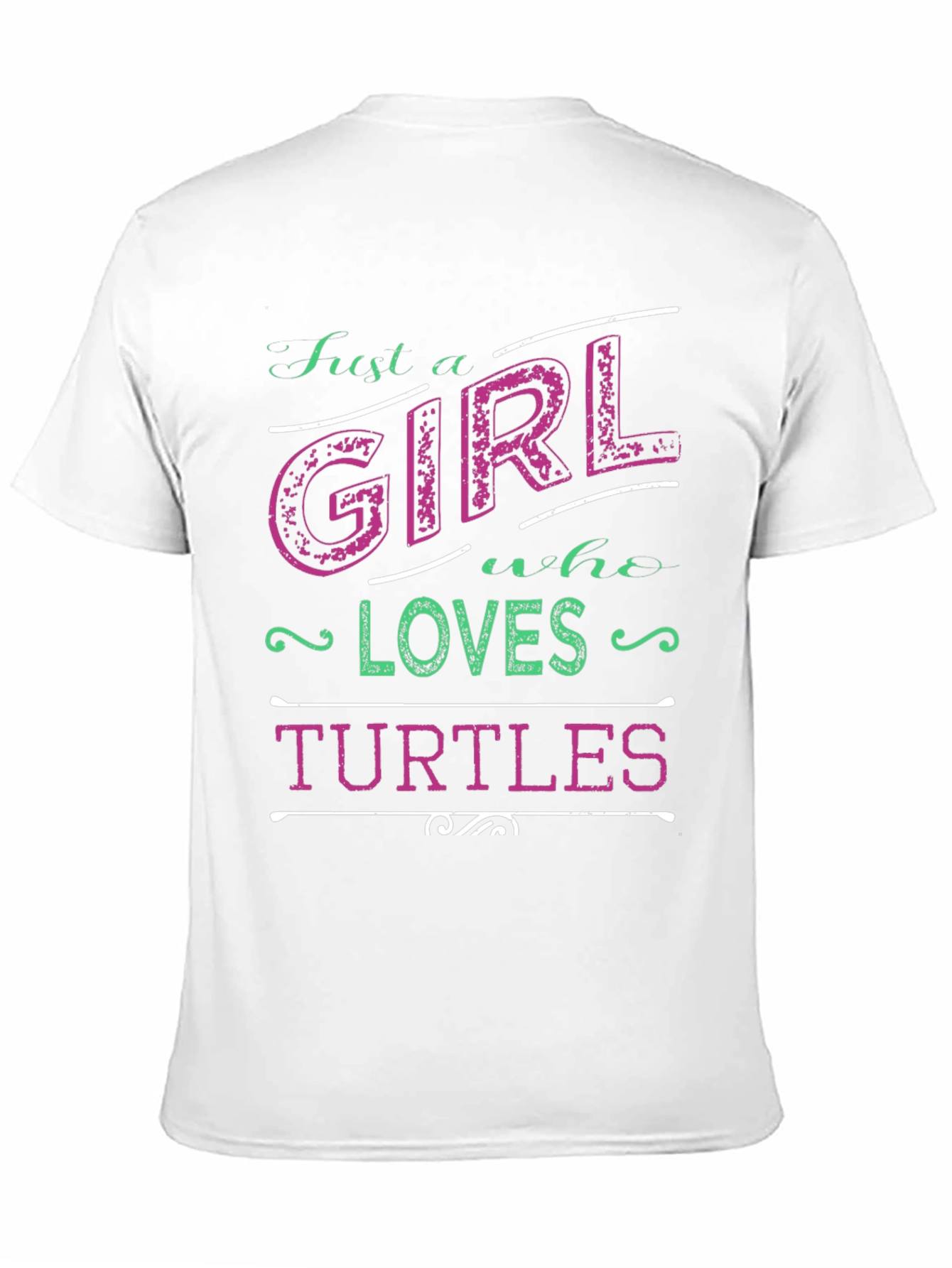 Just a Girl Who Loves Turtles T-Shirt