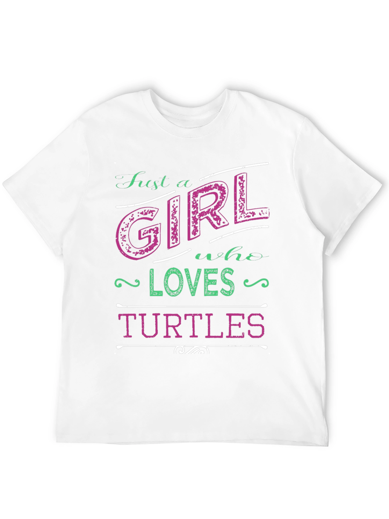 Just a Girl Who Loves Turtles T-Shirt