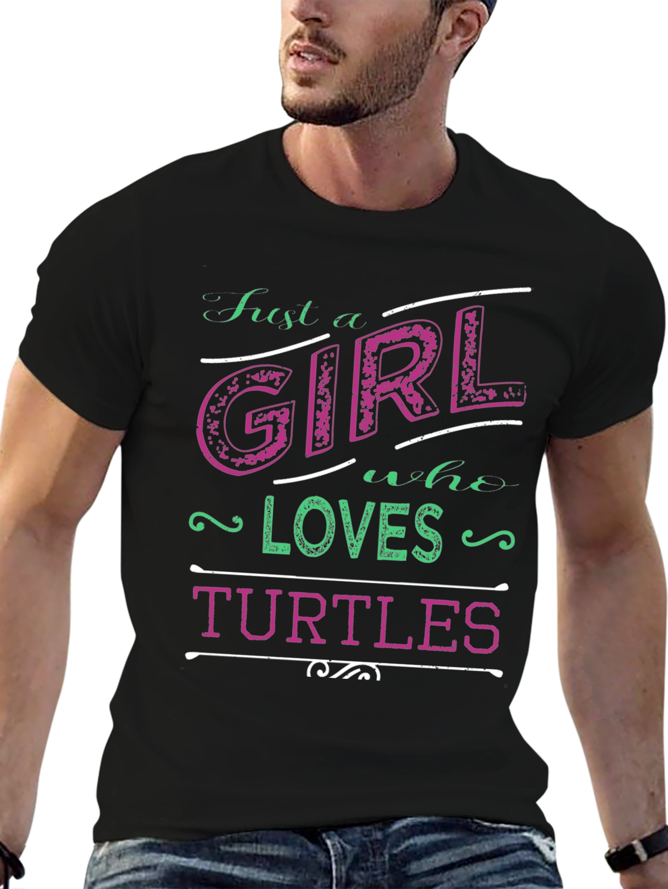 Just a Girl Who Loves Turtles T-Shirt