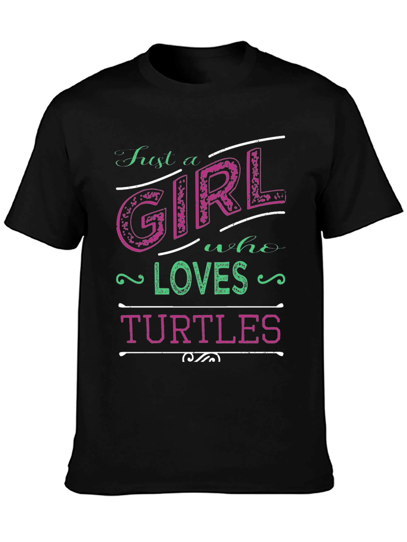 Just a Girl Who Loves Turtles T-Shirt
