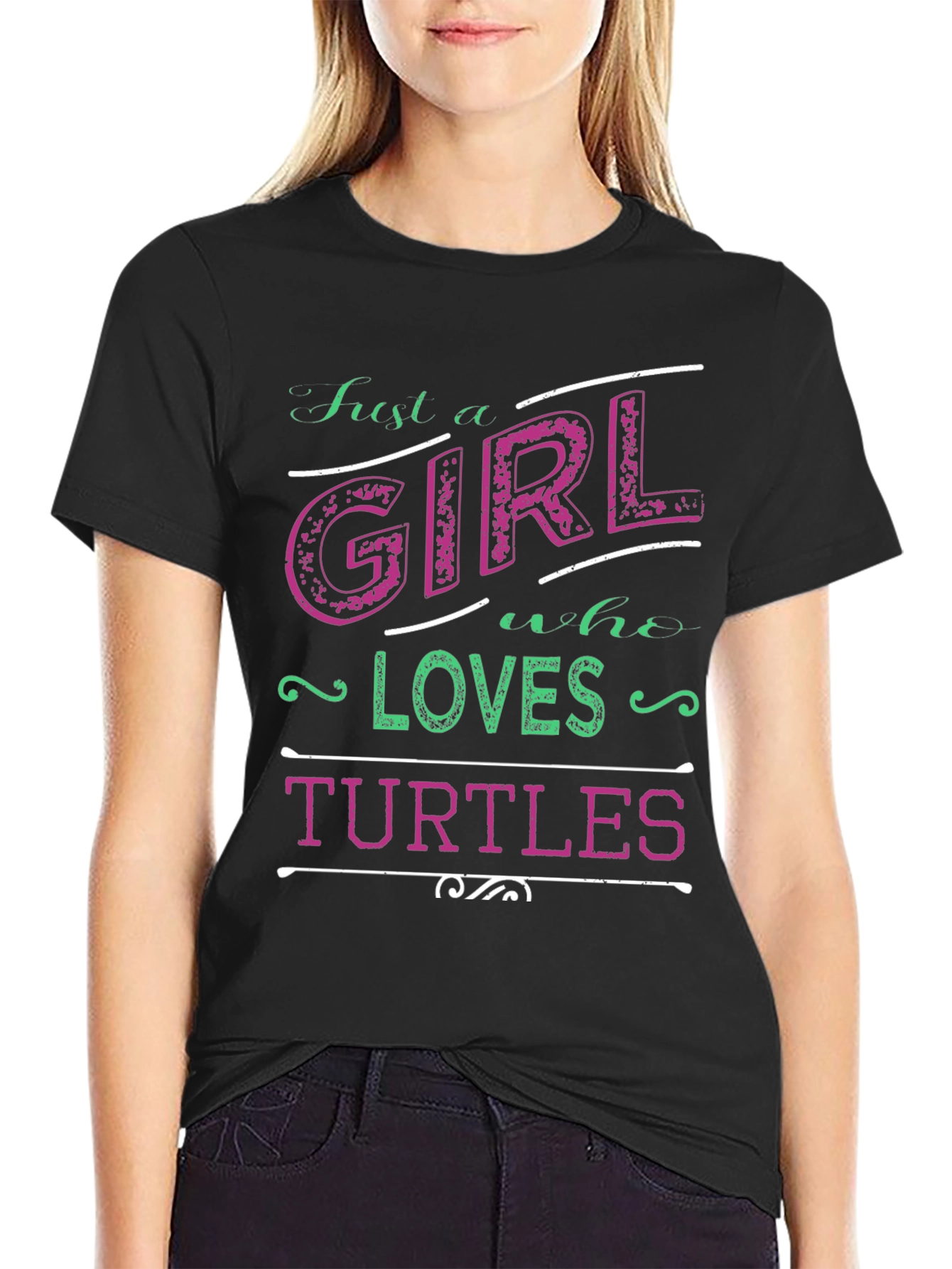 Just a Girl Who Loves Turtles T-Shirt