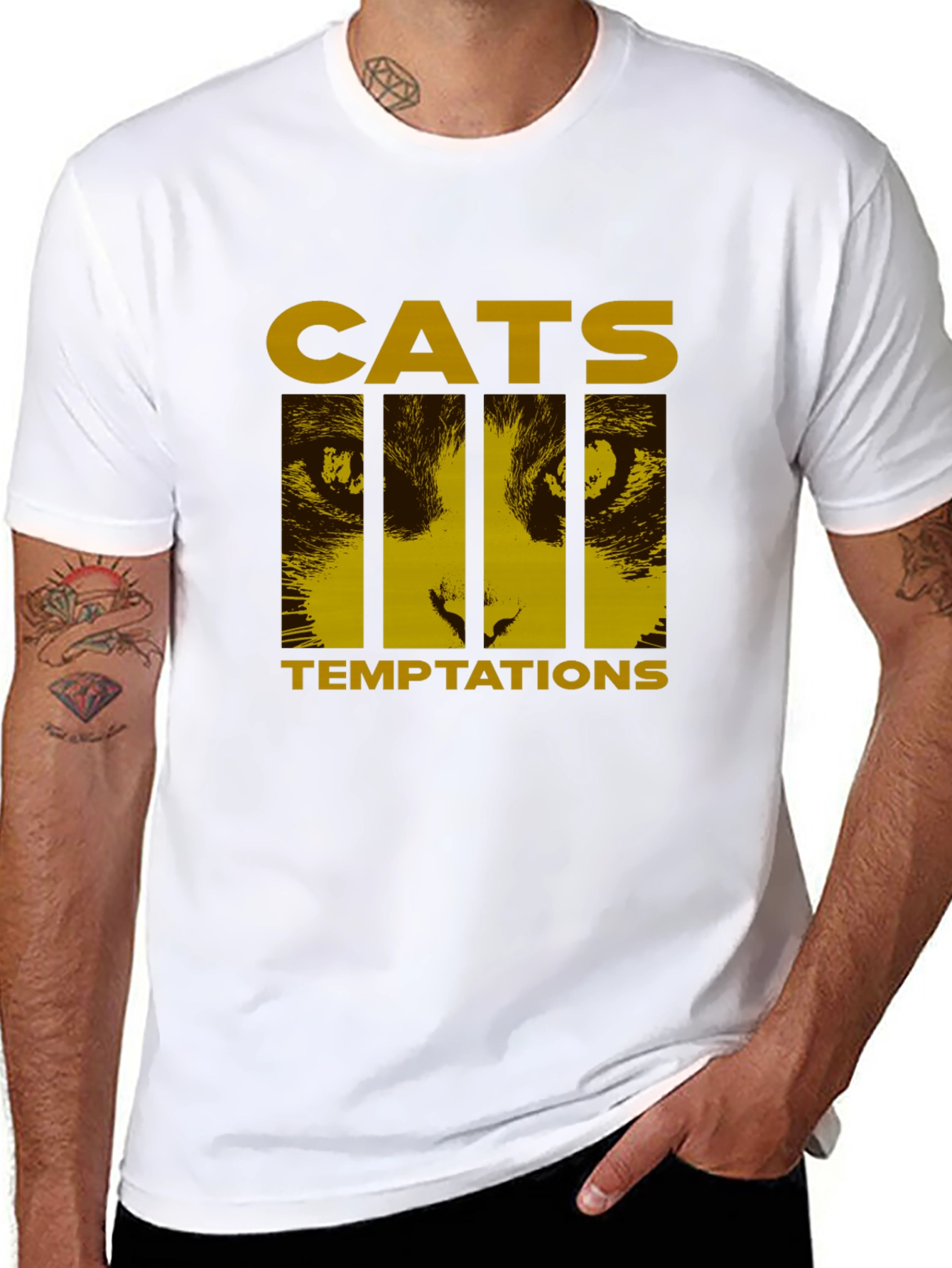 Cats Temptations Graphic T-Shirt