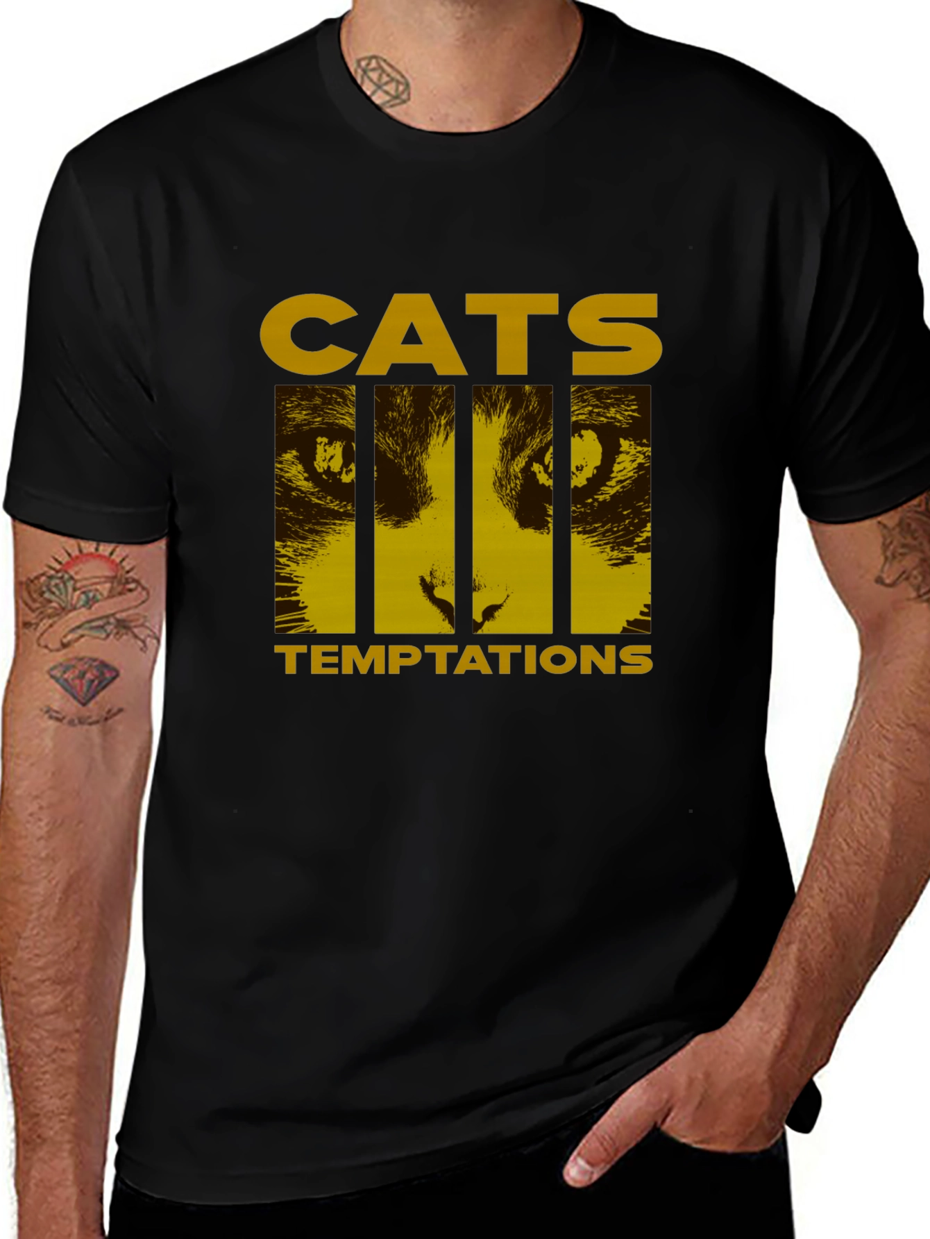 Cats Temptations Graphic T-Shirt