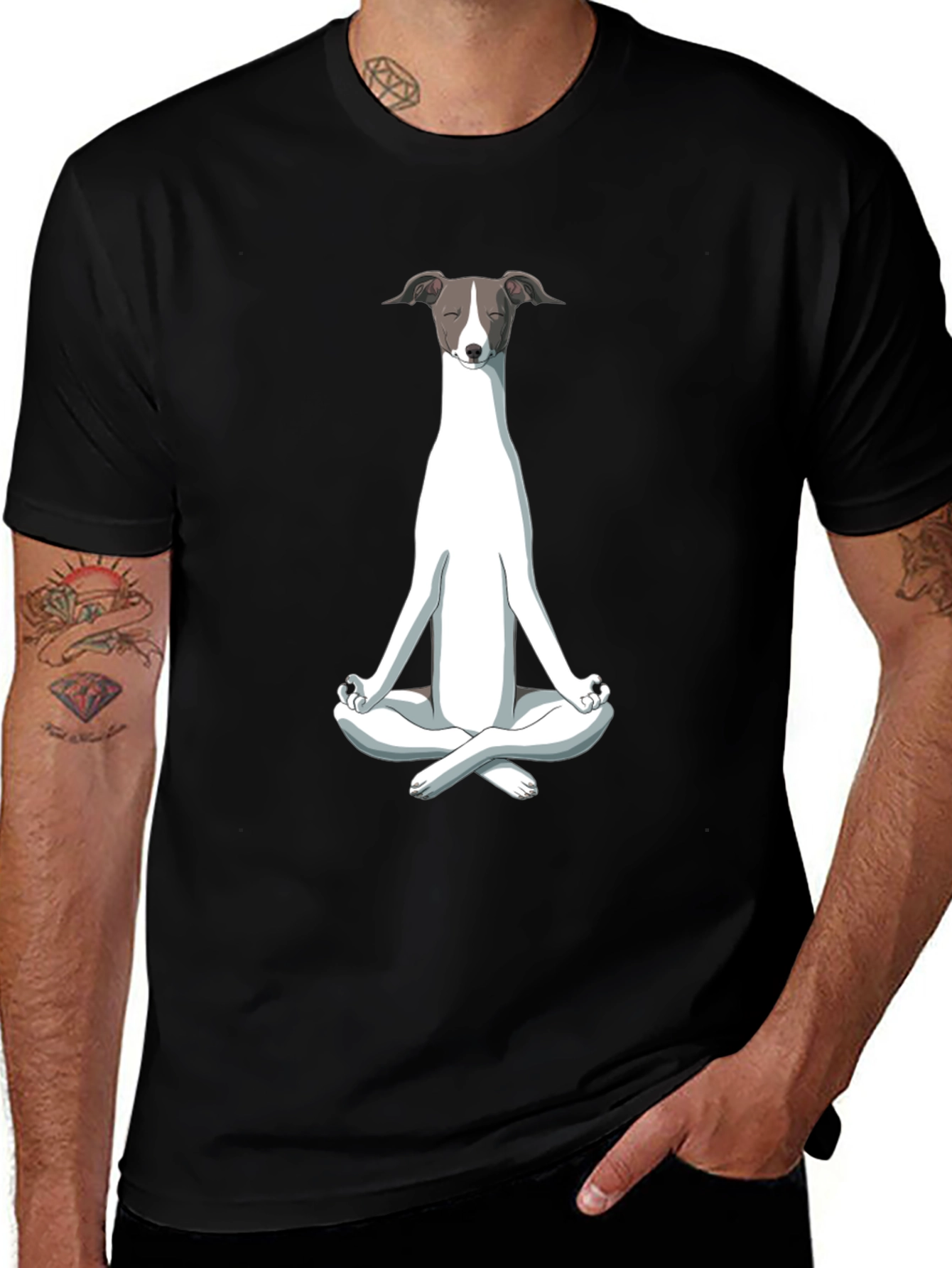 Zen Dog T-Shirt - Meditating Canine Tee
