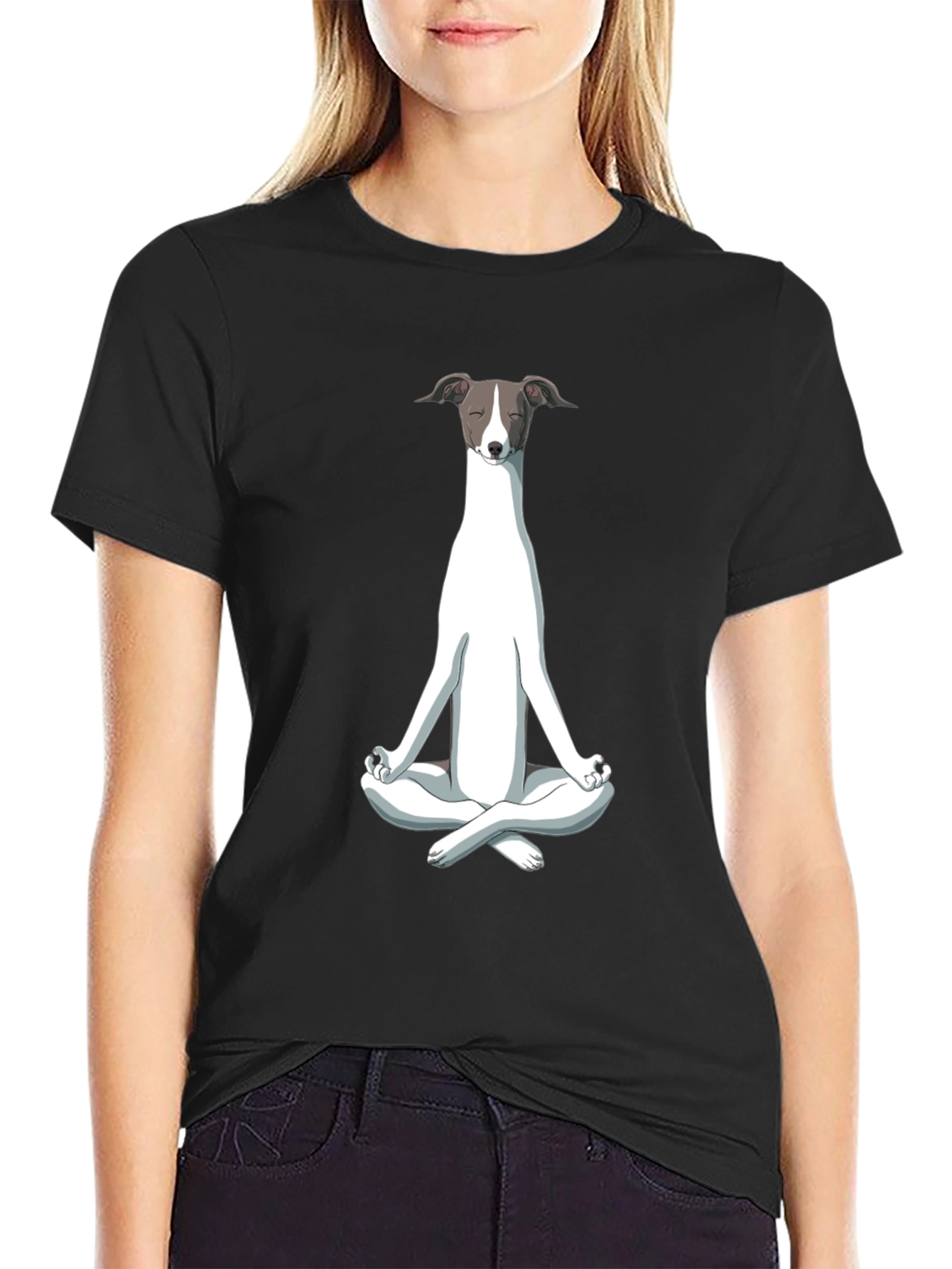 Zen Dog T-Shirt - Meditating Canine Tee