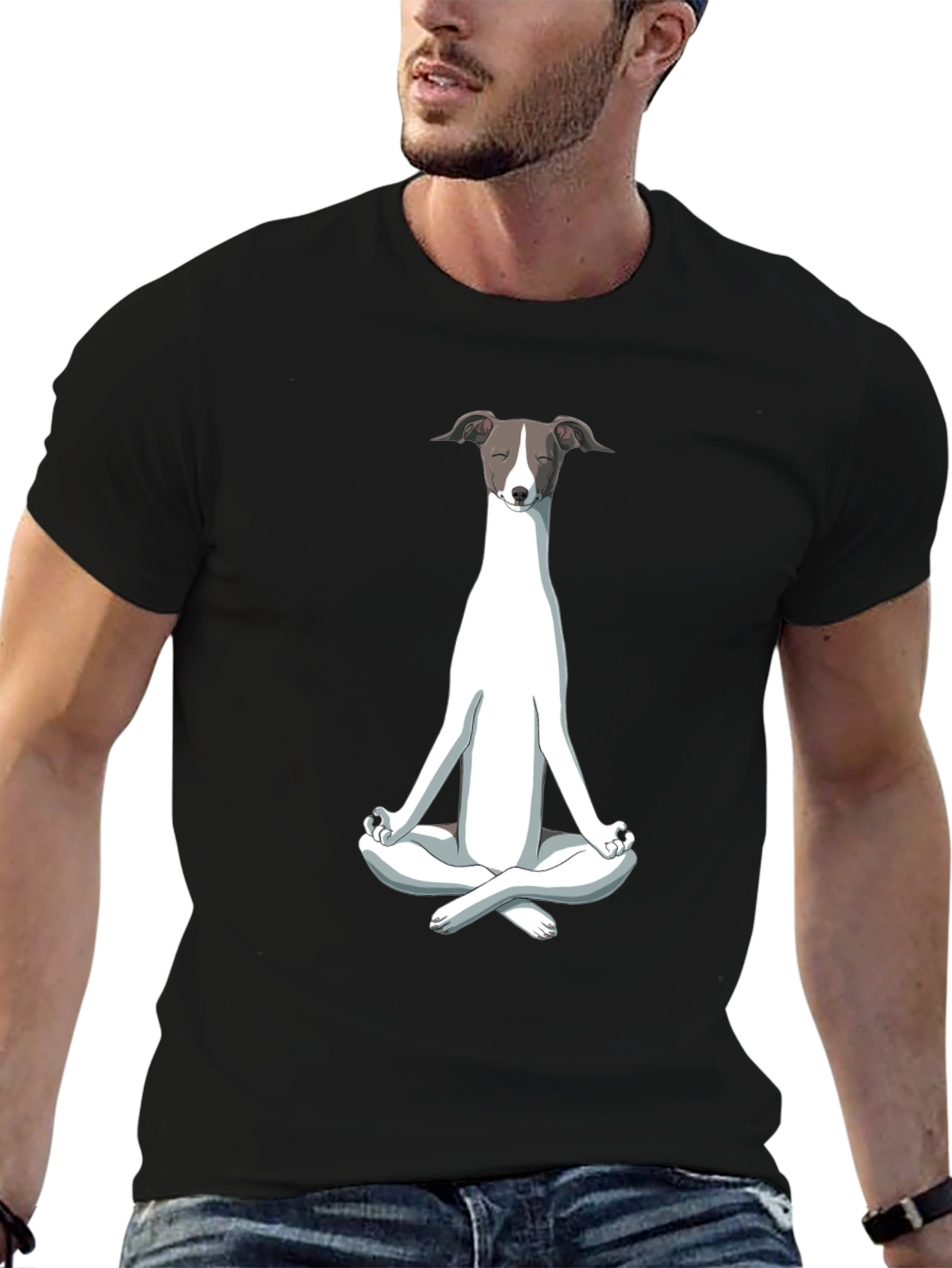 Zen Dog T-Shirt - Meditating Canine Tee