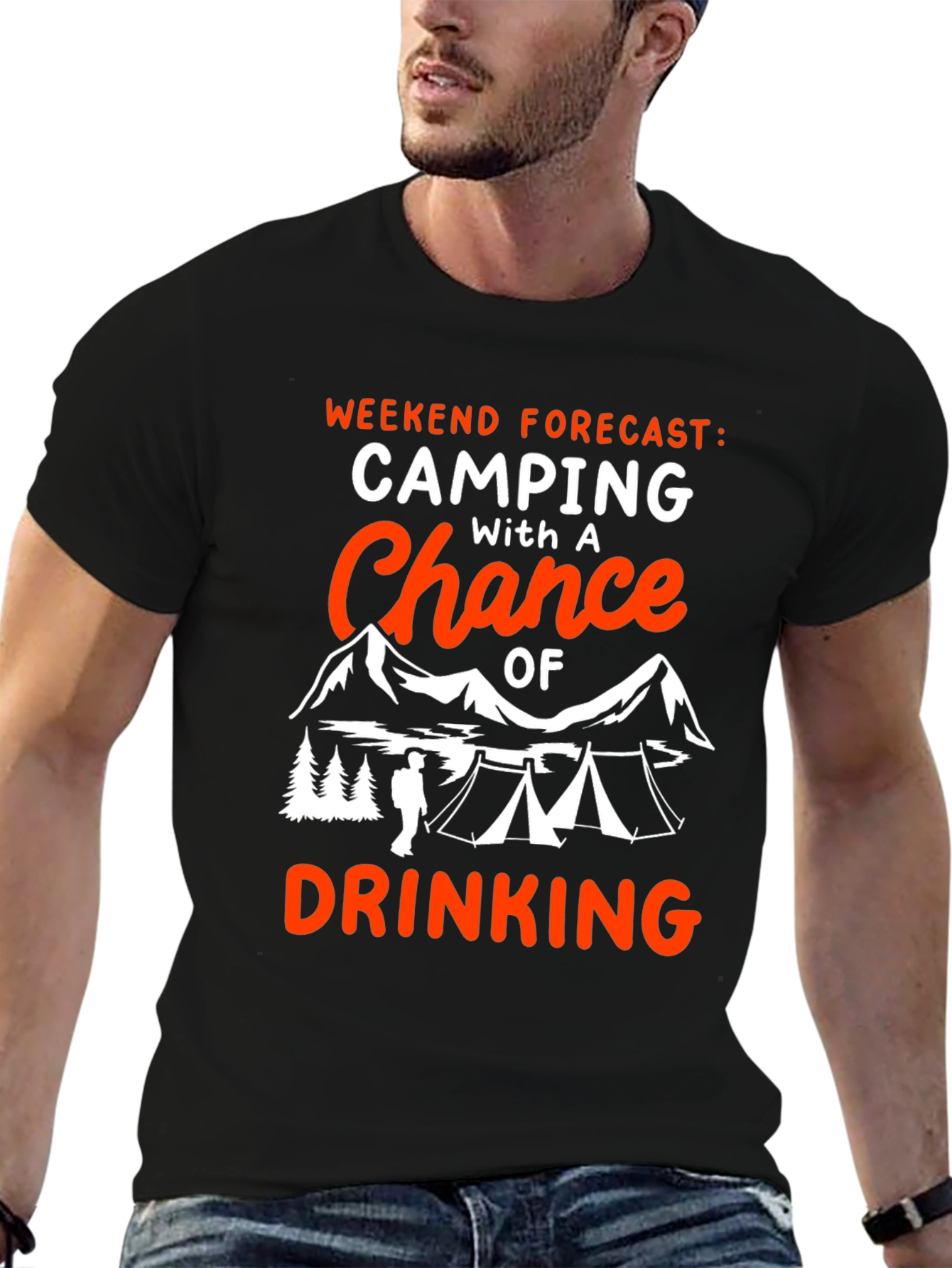 Camping and Drinking Weekend T-Shirt