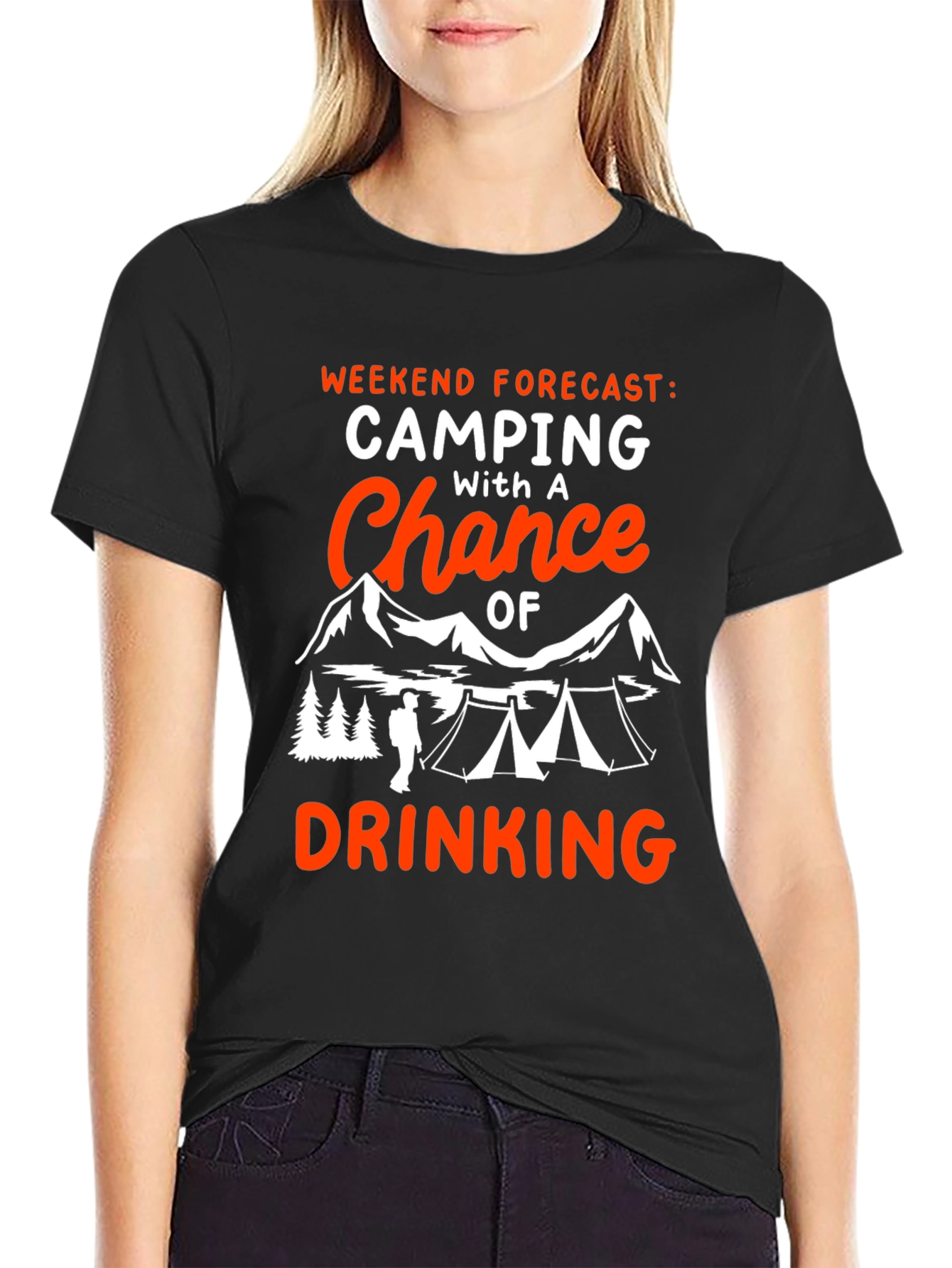 Camping and Drinking Weekend T-Shirt