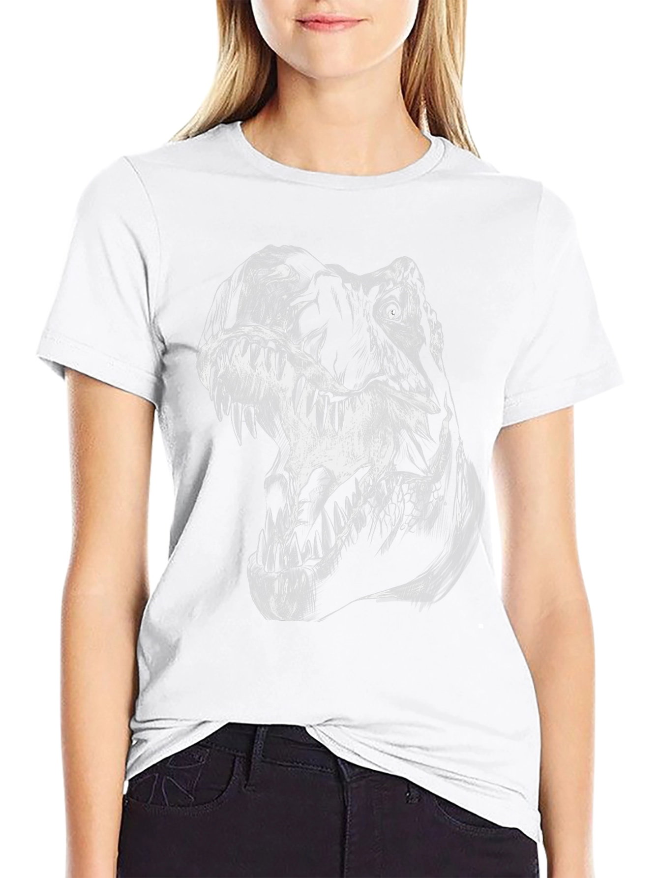 Dinosaur Graphic Tee - Black T-Rex Shirt