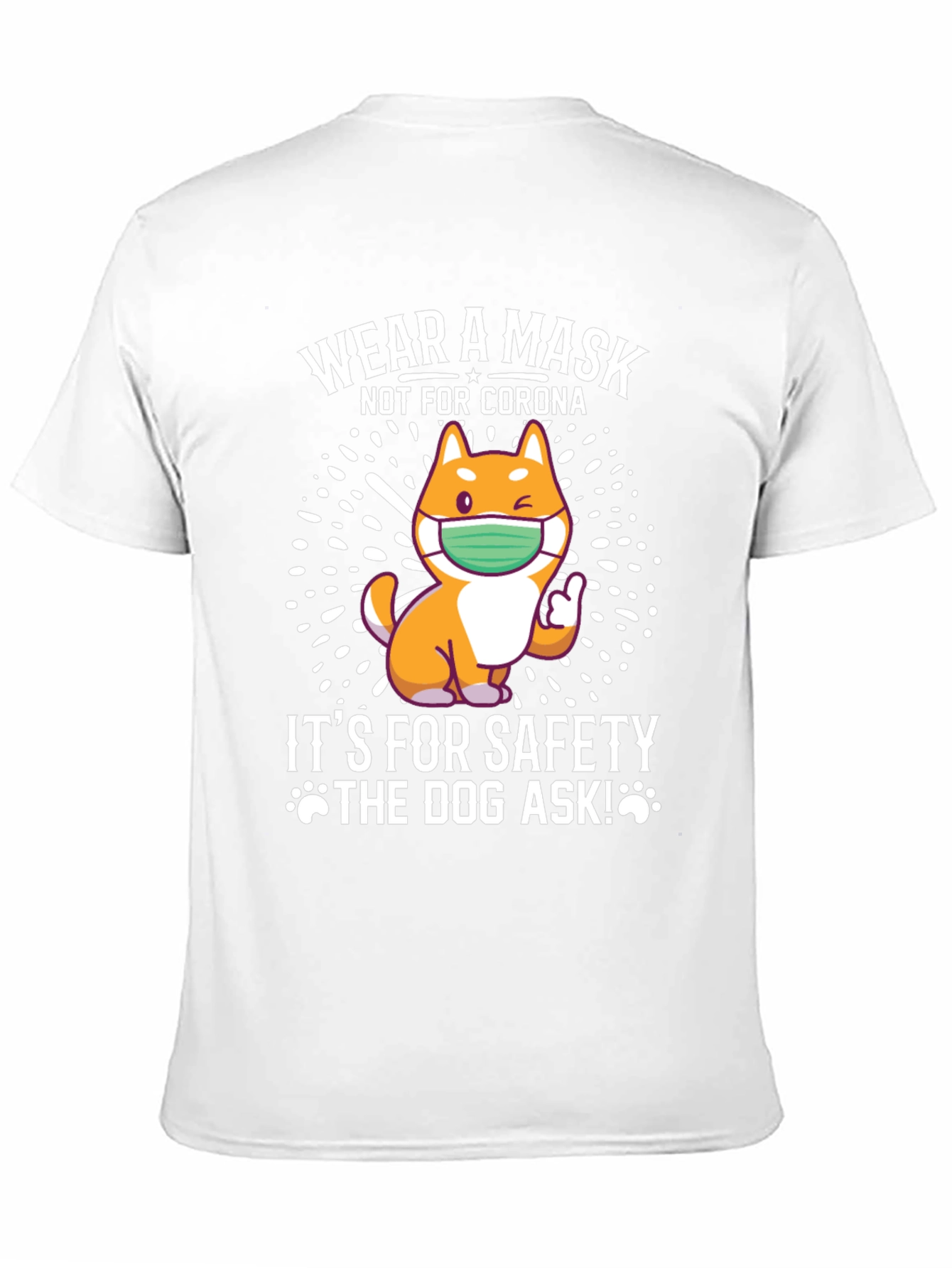 Wear a Mask Dog Graphic Tee