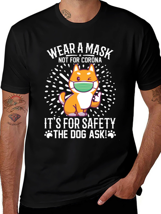Wear a Mask Dog Graphic Tee