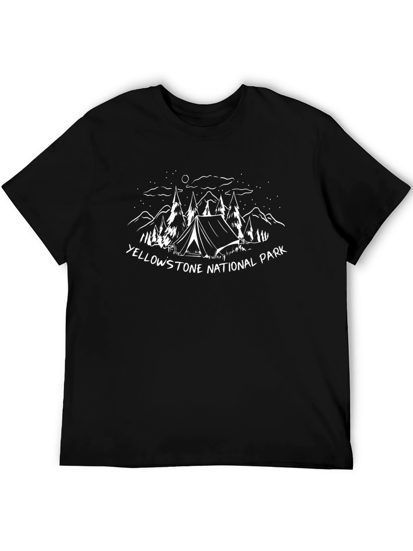 Yellowstone National Park Black T-Shirt