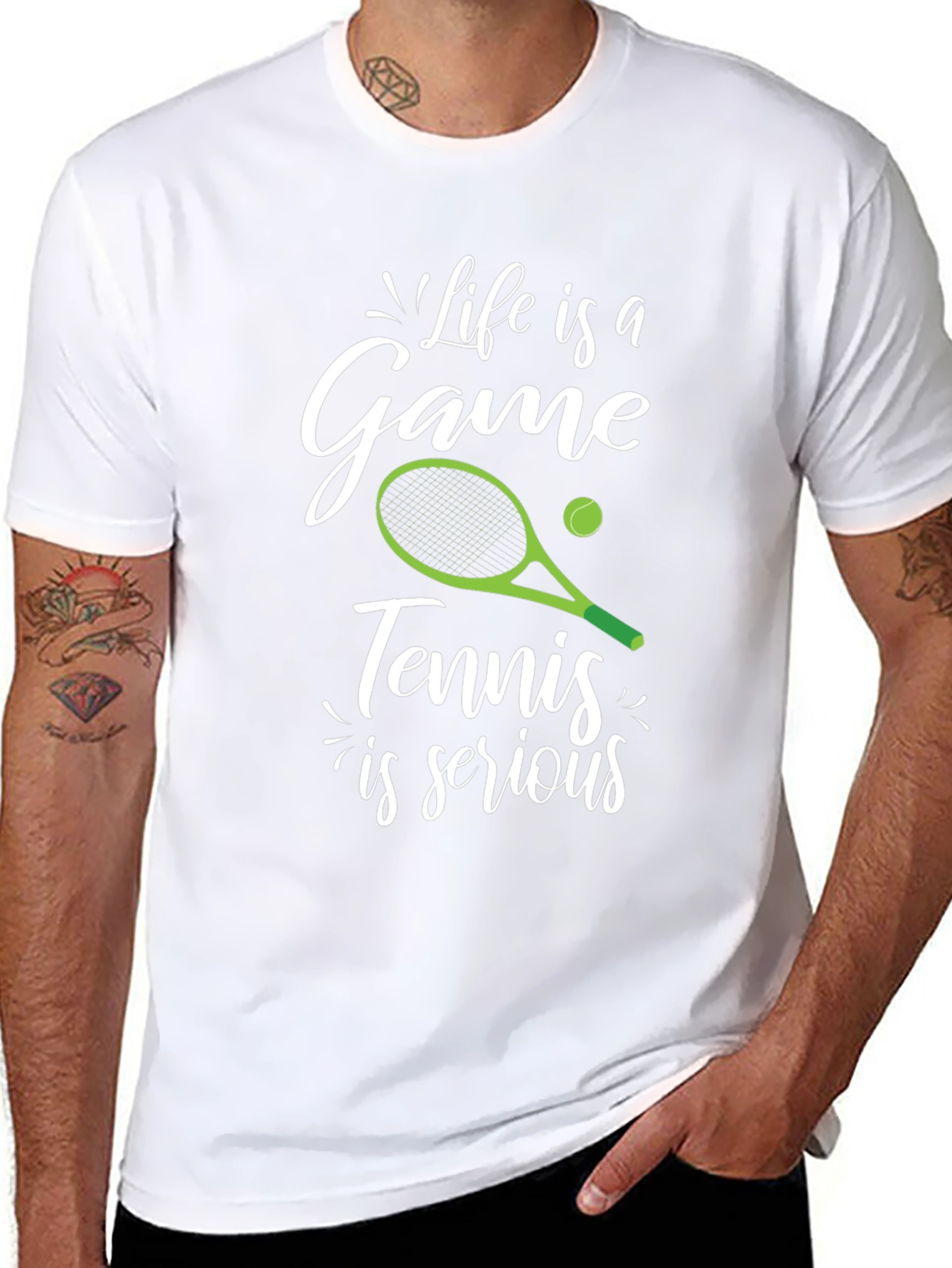 Life is a Game Tennis T-Shirt