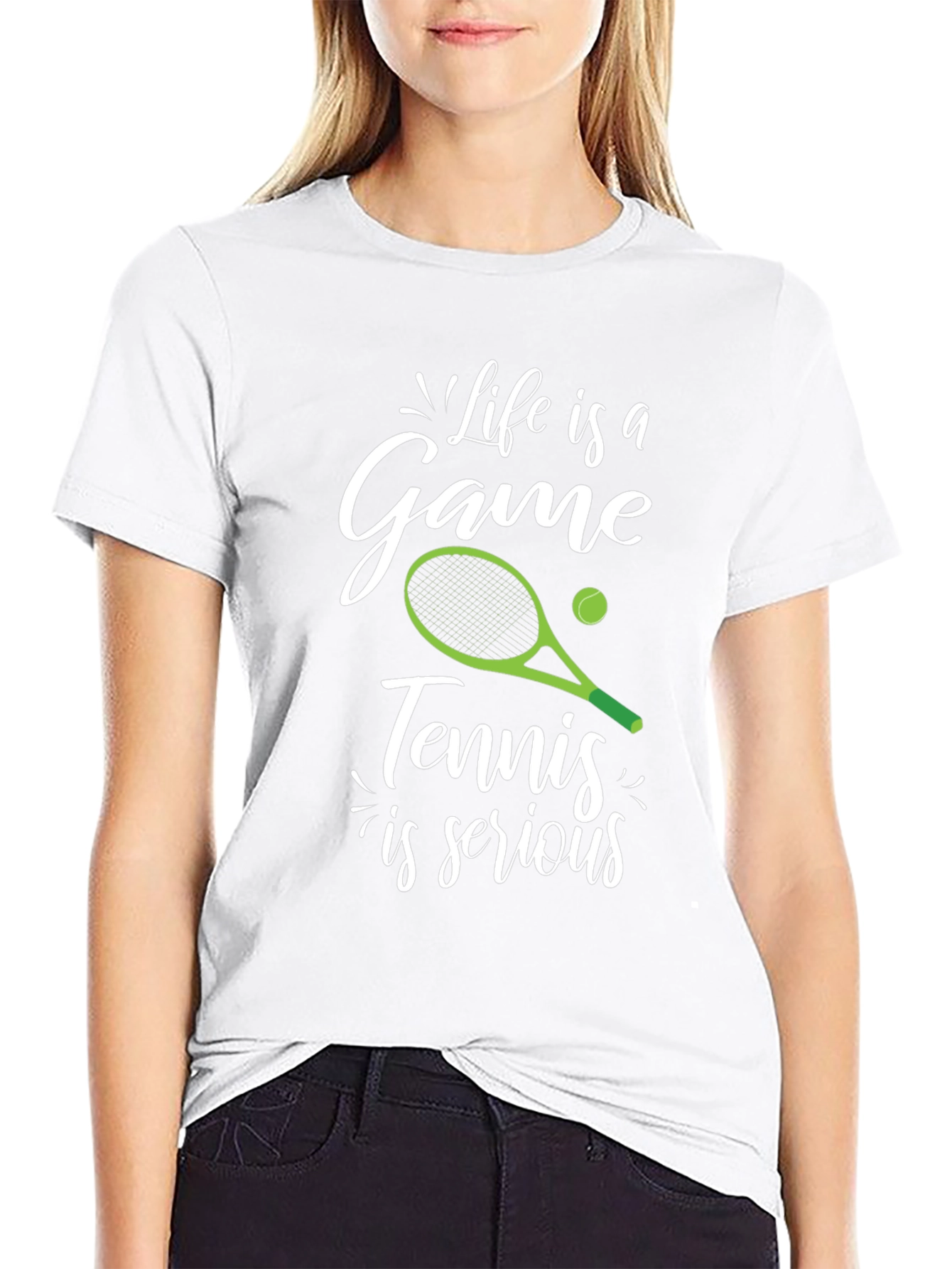 Life is a Game Tennis T-Shirt